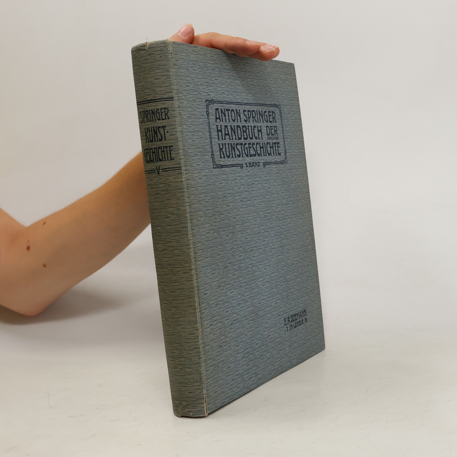Anton Springer Handbuch ber Kunstgeschichte V. Das 19. Jahrhundert