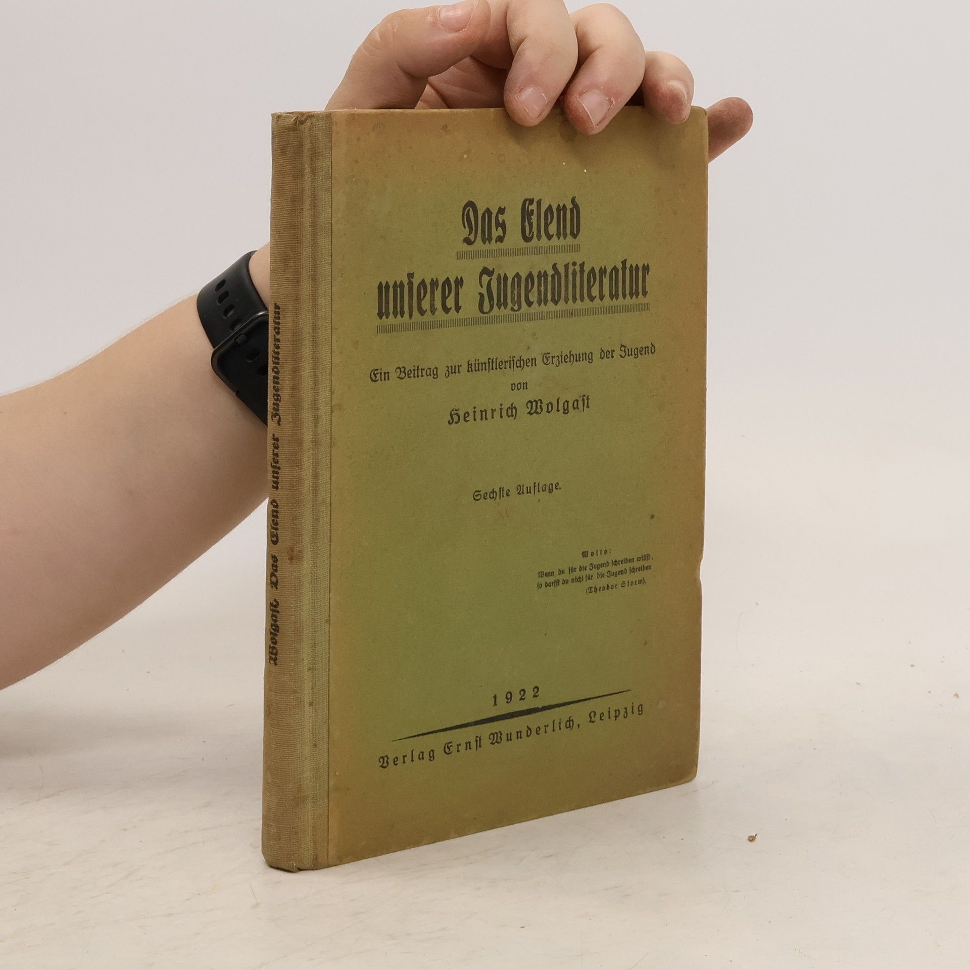 Heinrich Wolgast Das Elend unserer Jugendliteratur