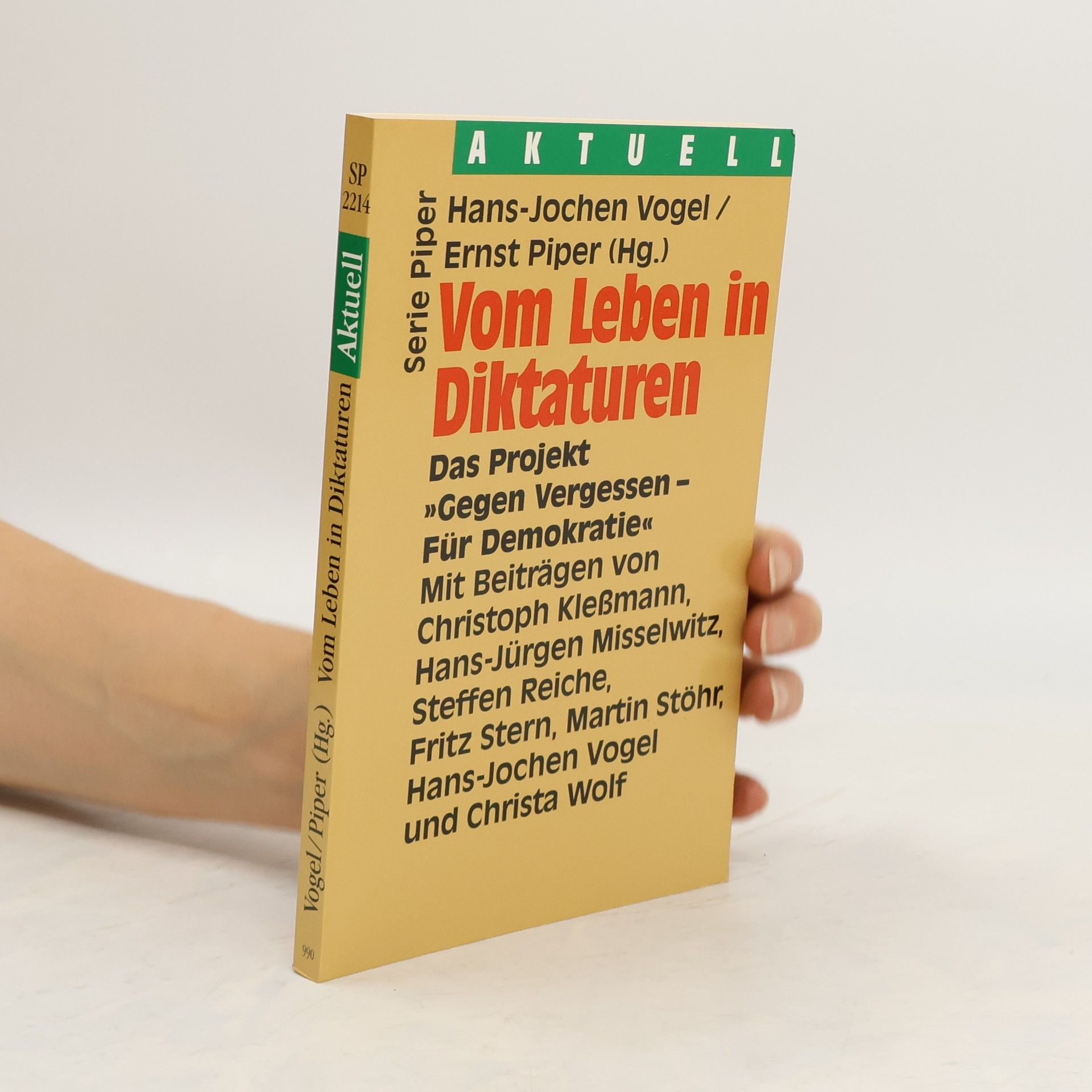 Jochen Vogel Vom Leben in Diktaturen
