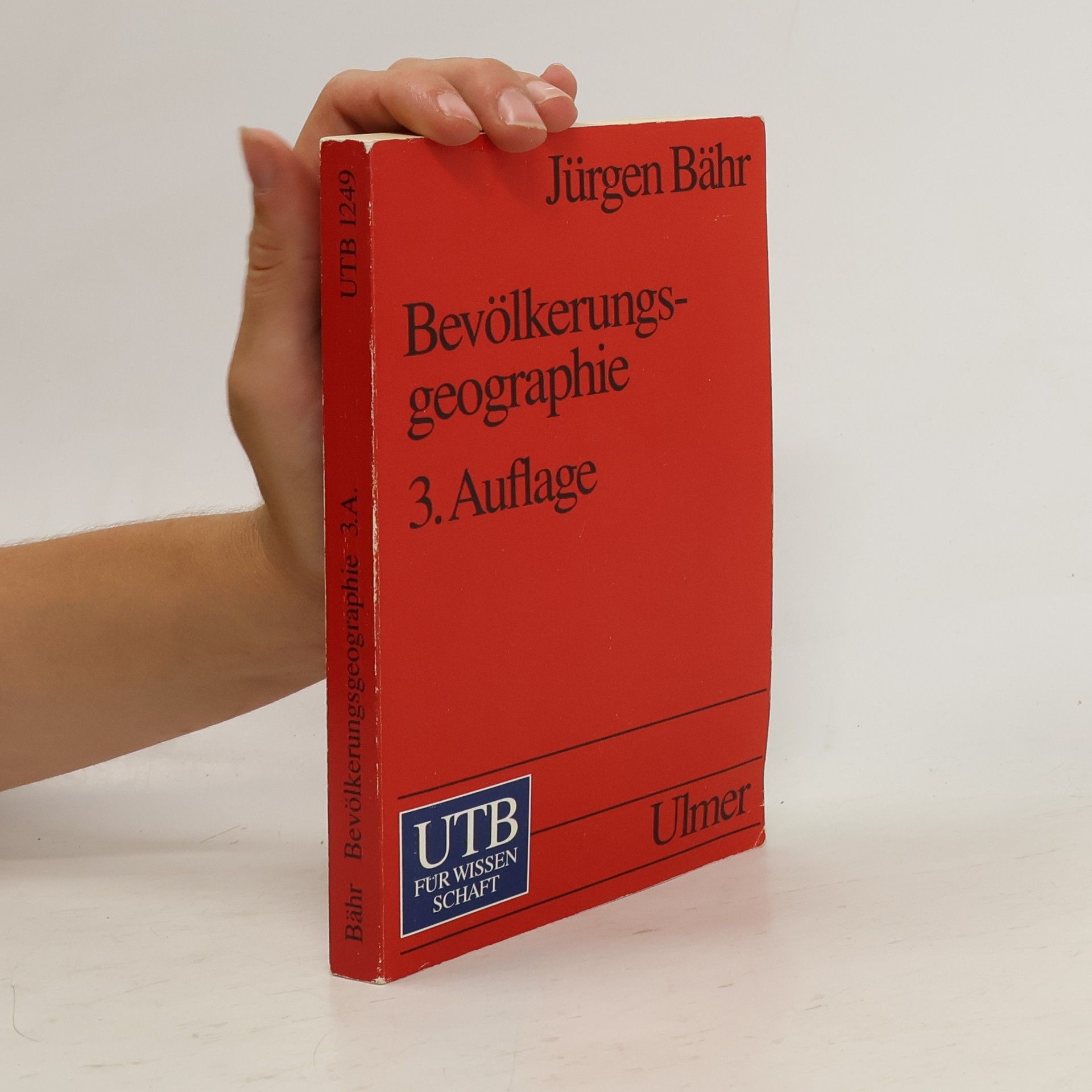 Jürgen Bähr Bevölkerungsgeographie
