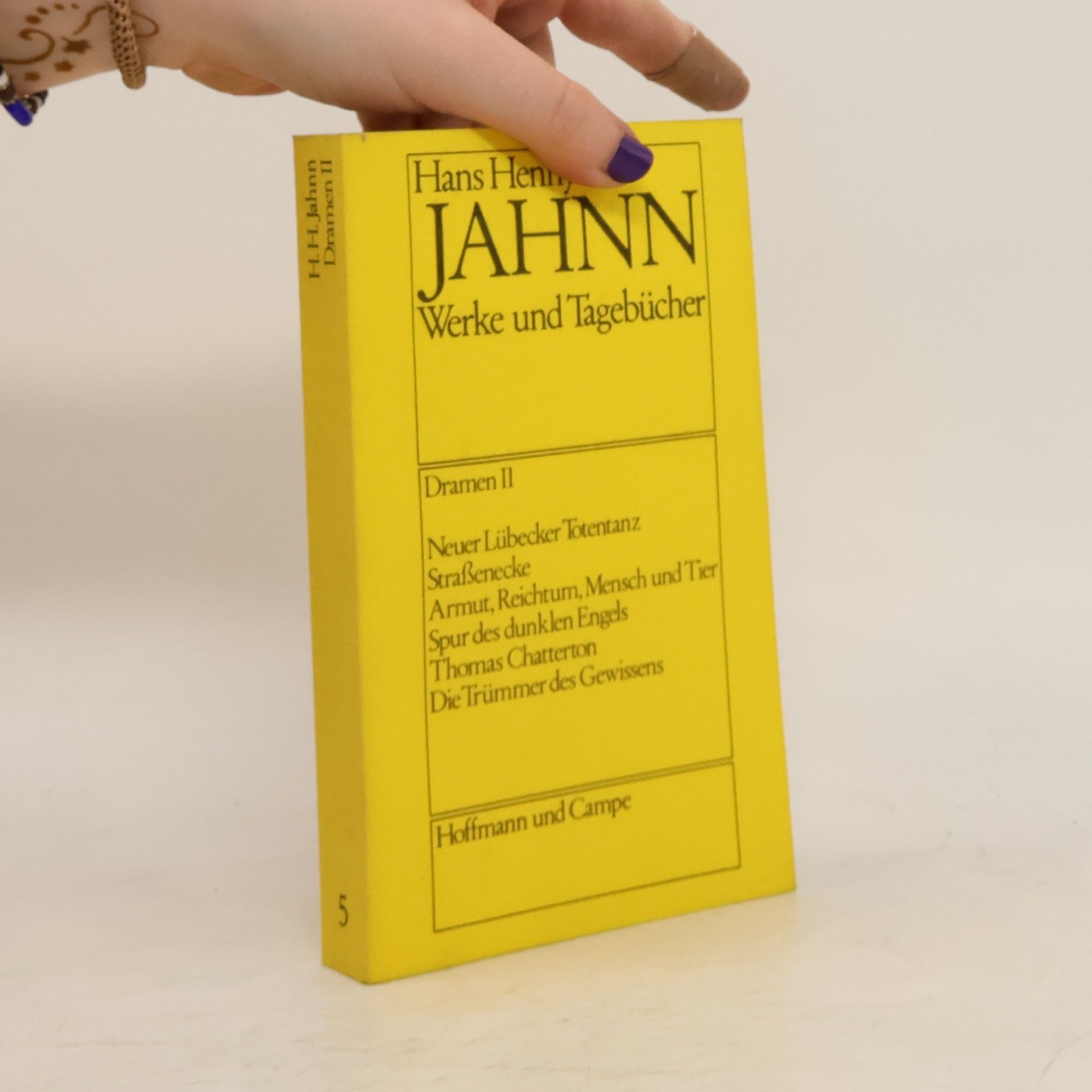 Hans Henny Jahnn Werke und Tagebücher. Dramen II
