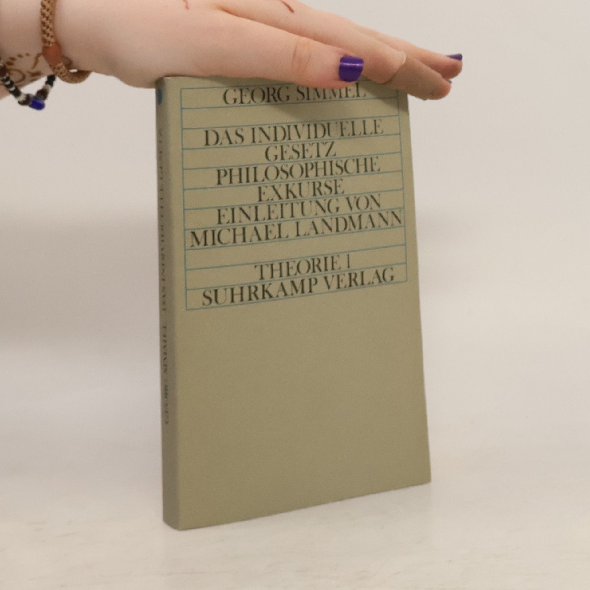 Georg Simmel Das individuelle Gesetz
