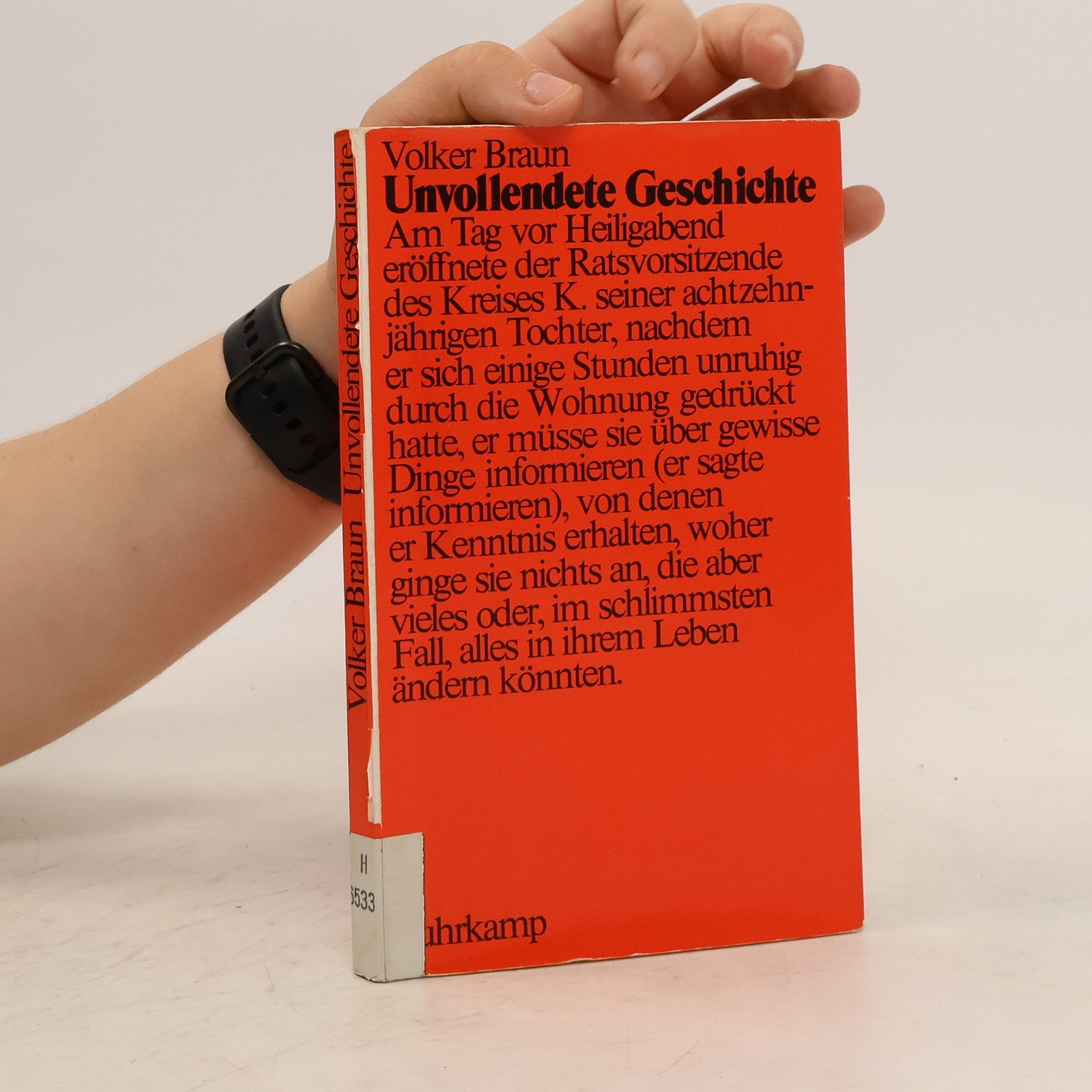 Volker Braun Unvollendete Geschichte