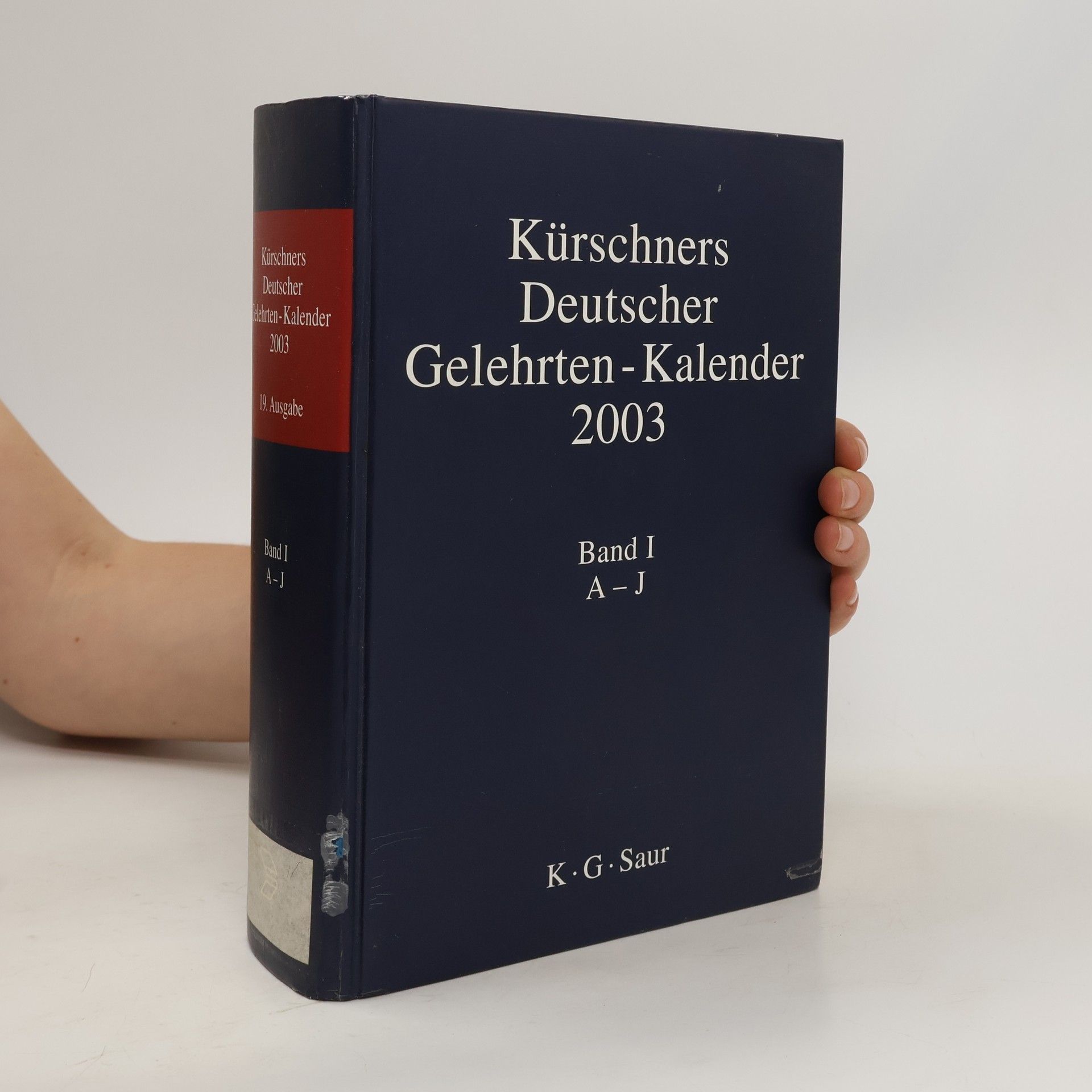 Collectif d'auteurs Kürschners Deutscher Gelehrten-Kalender 2003