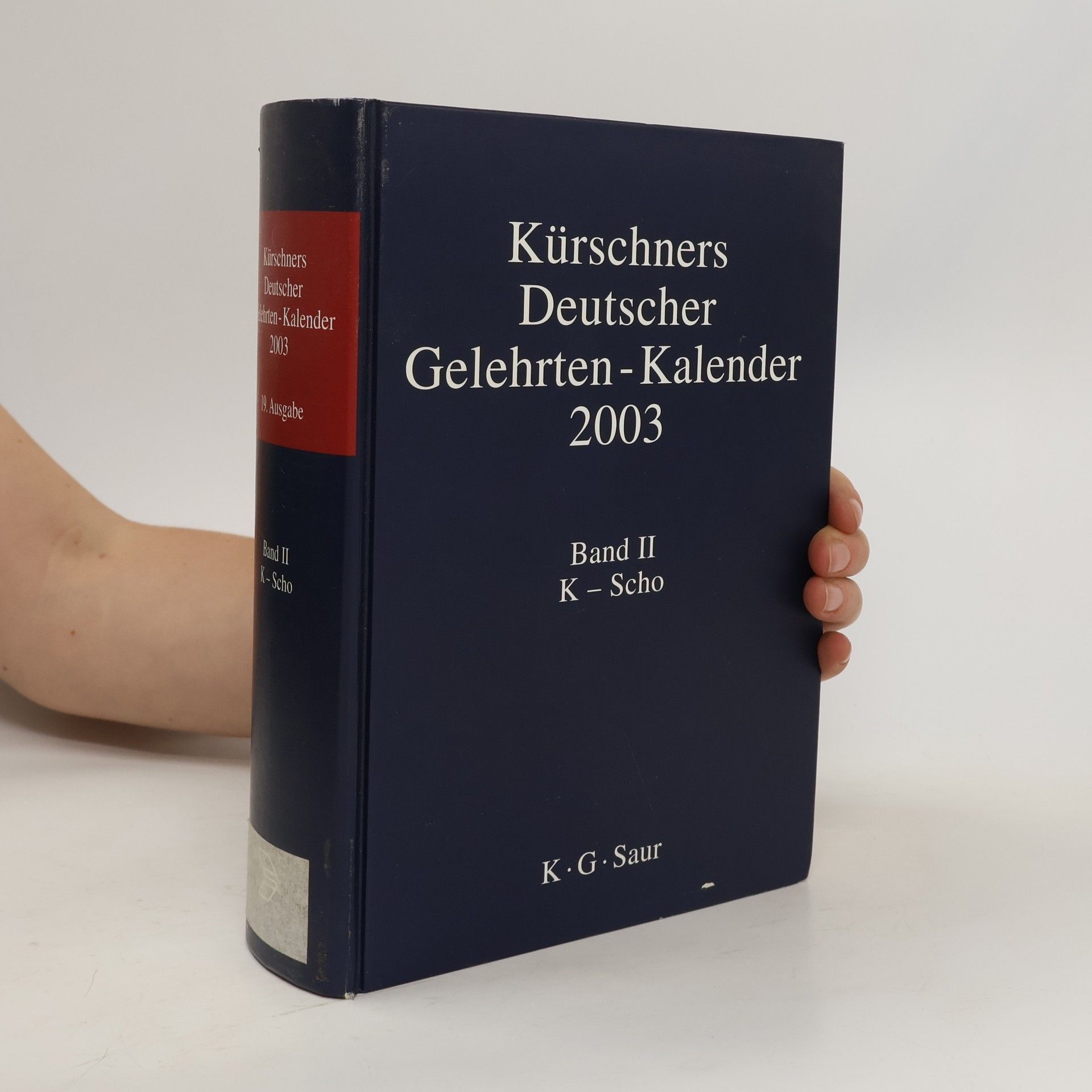 Autorenkollektiv Kürschners Deutscher Gelehrten-Kalender 2003