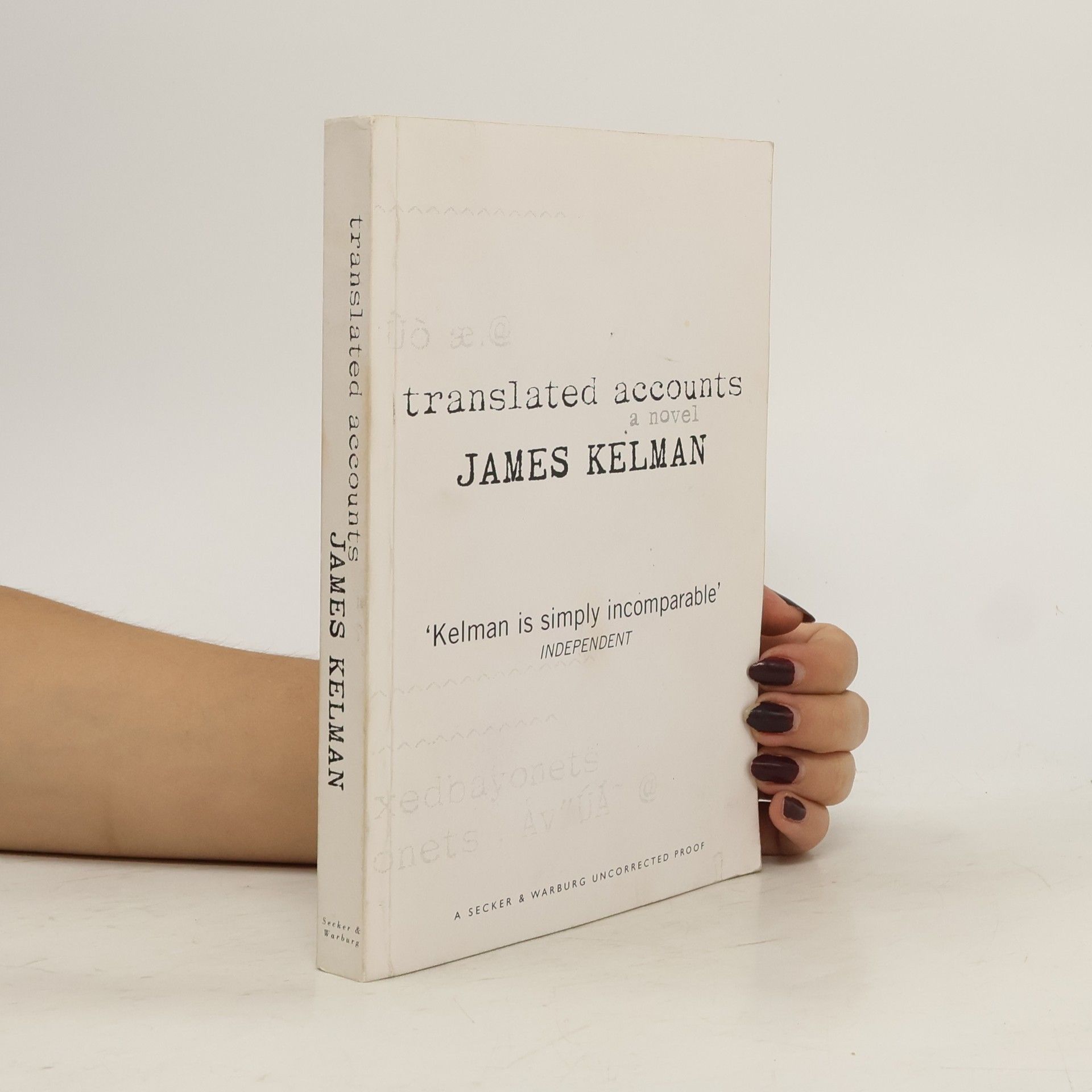 James Kelman Translated Accounts