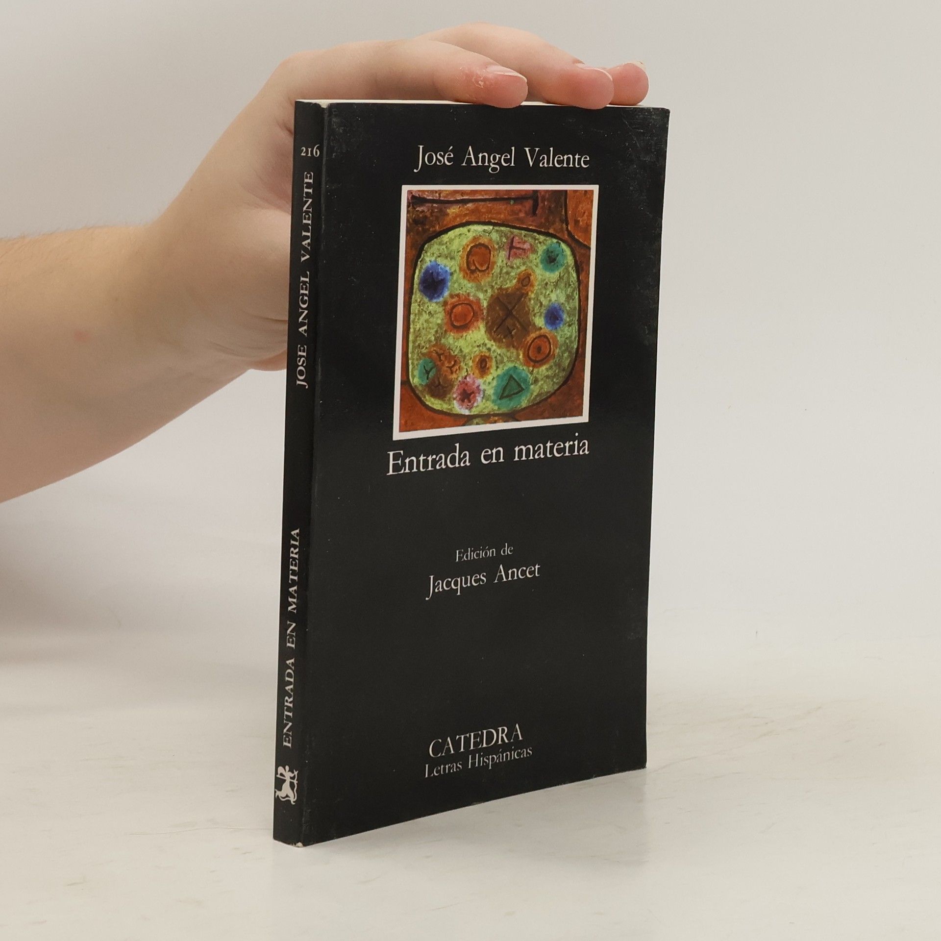 José Ángel Valente Entrada En Materia