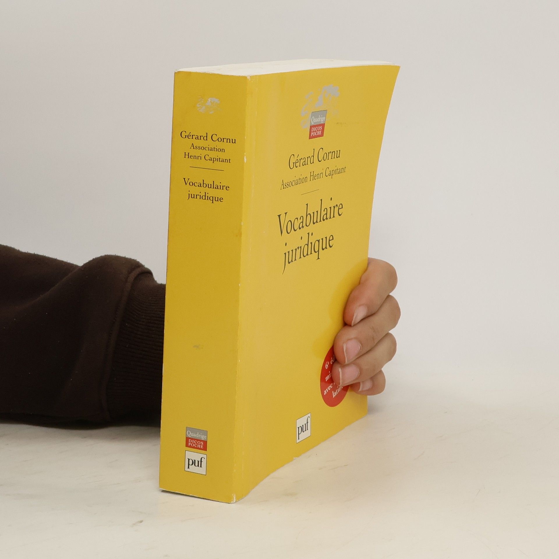 Gérard Cornu Vocabulaire juridique