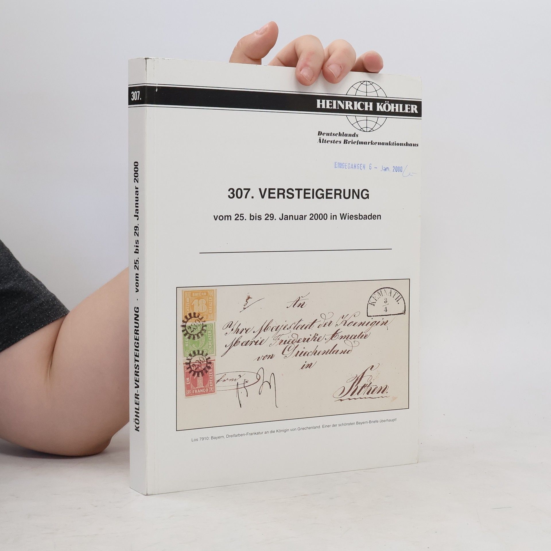 Heinrich Köhler 307. Versteigerung vom 25. Bis 29. Januar 2000 in Wiesbaden