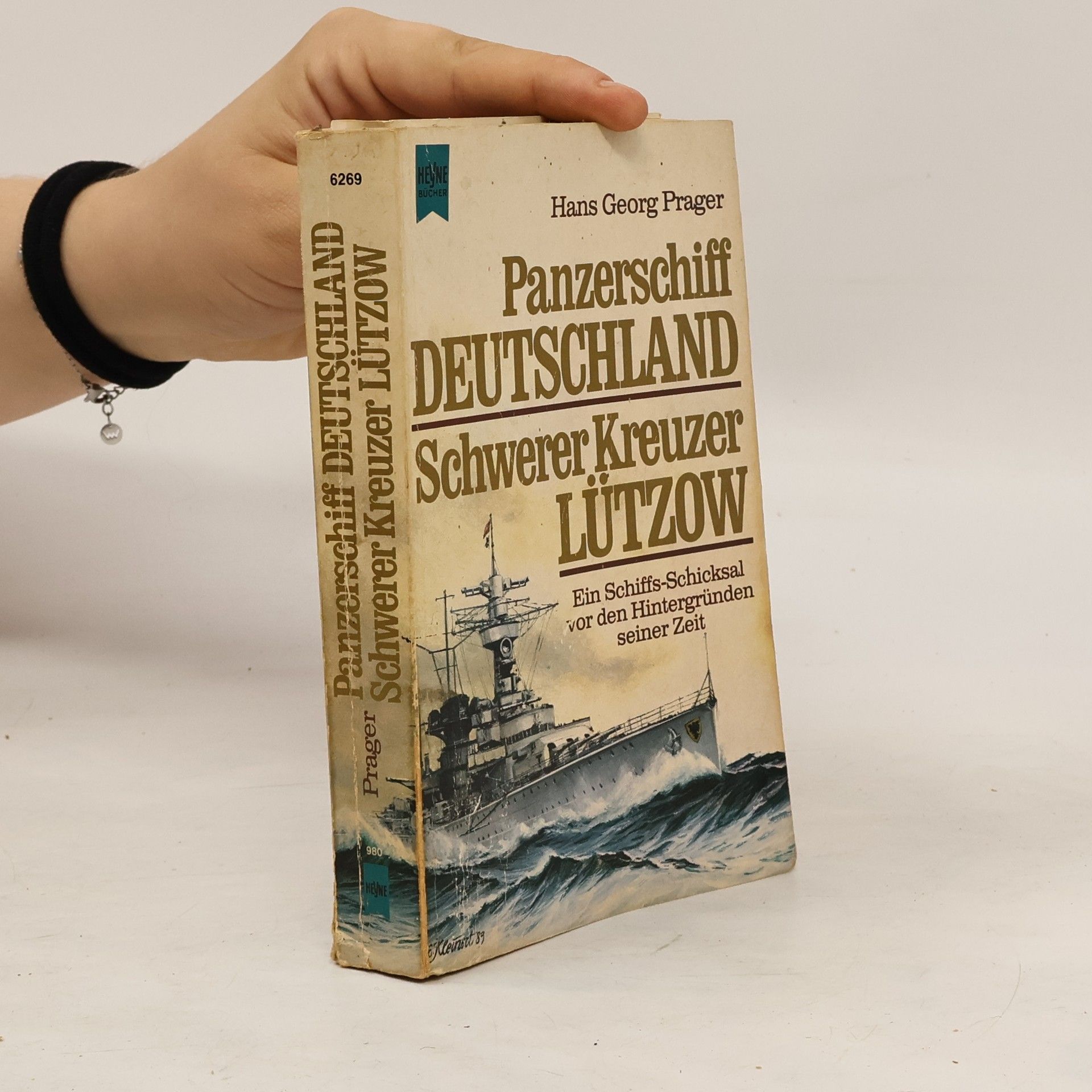 Hans Georg Prager Panzerschiff Deutschland, Schwerer Kreuzer Lützow