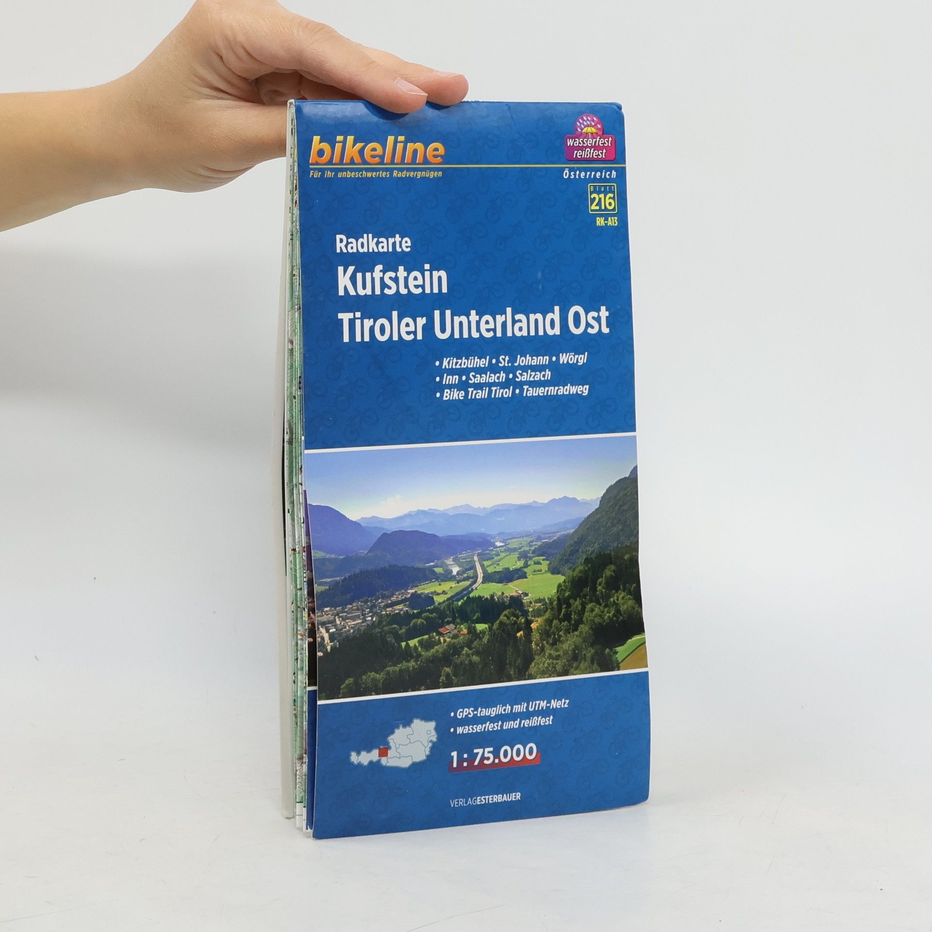 Autorenkollektiv Bikeline Radkarte Kufstein, Tiroler Unterland Ost