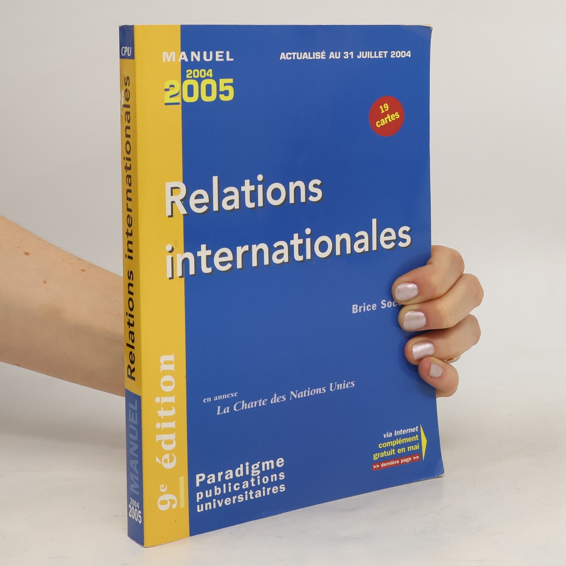 Brice Soccol Relations internationales