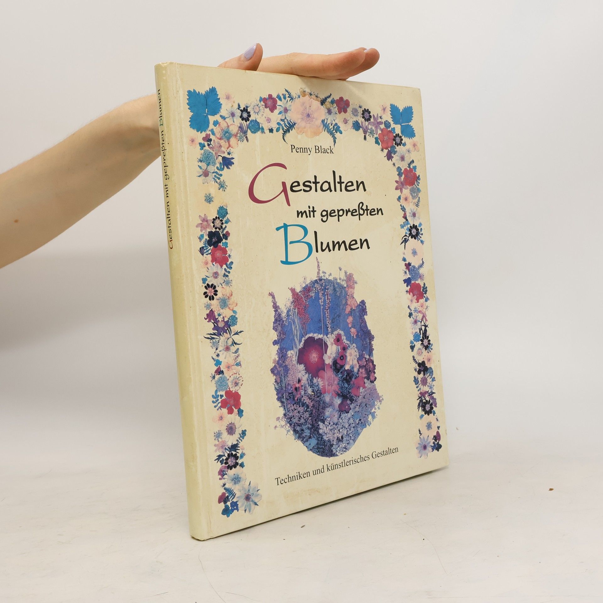 Penny Black Gestalten mit gepreßten Blumen