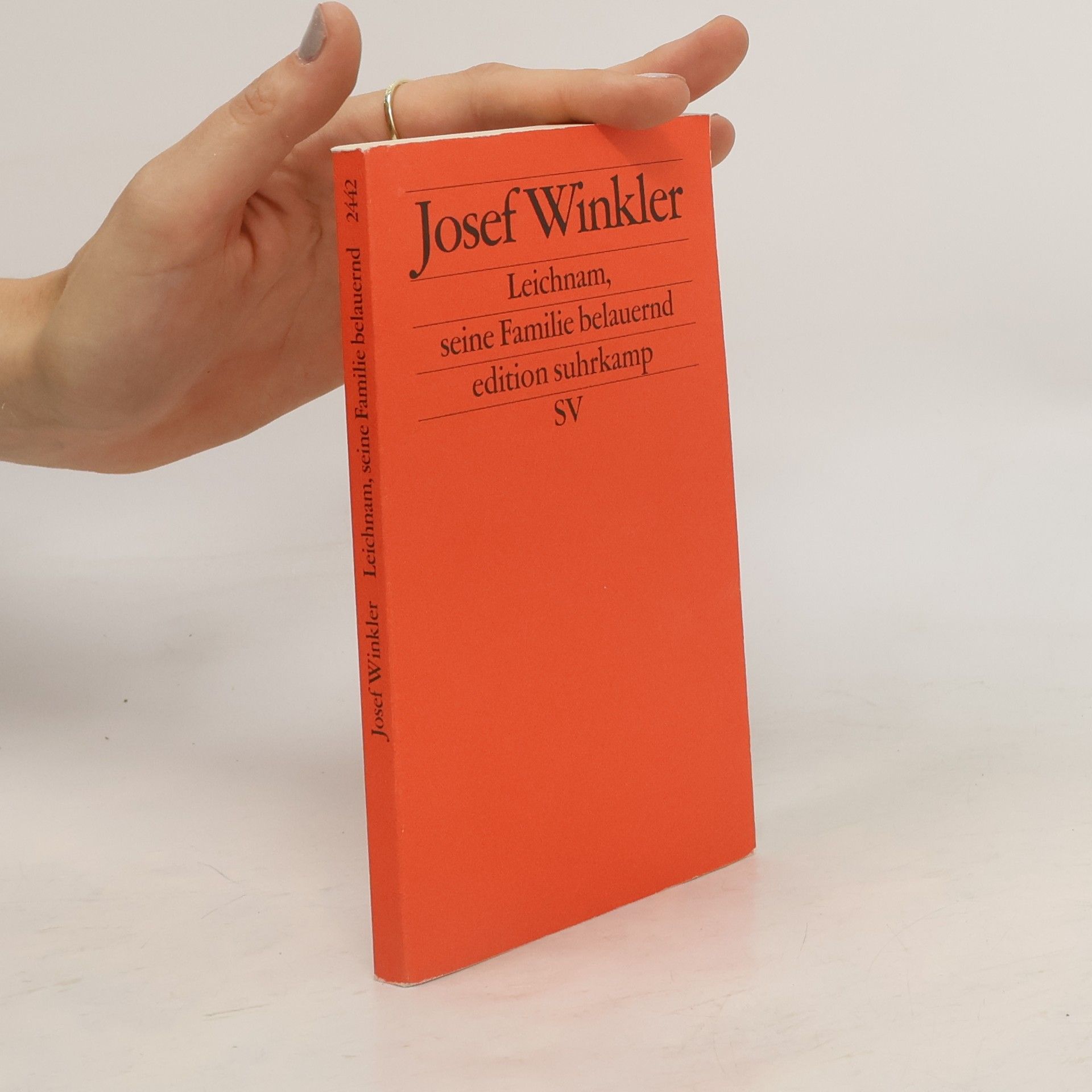 Josef Winkler Leichnam, seine Familie belauernd