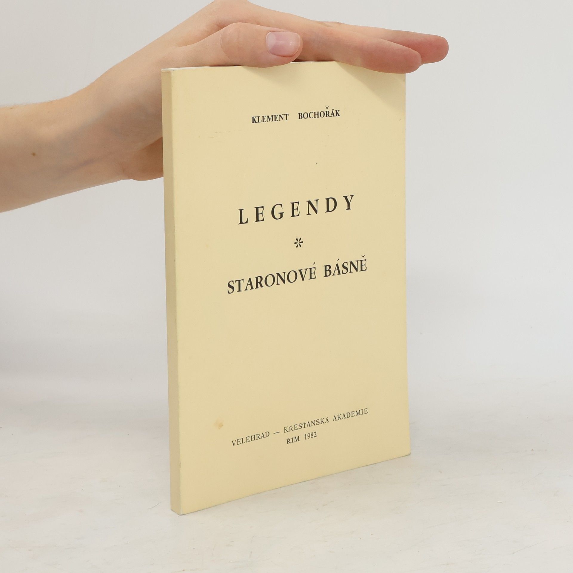 Klement Bochořák Legendy. Staronové básně