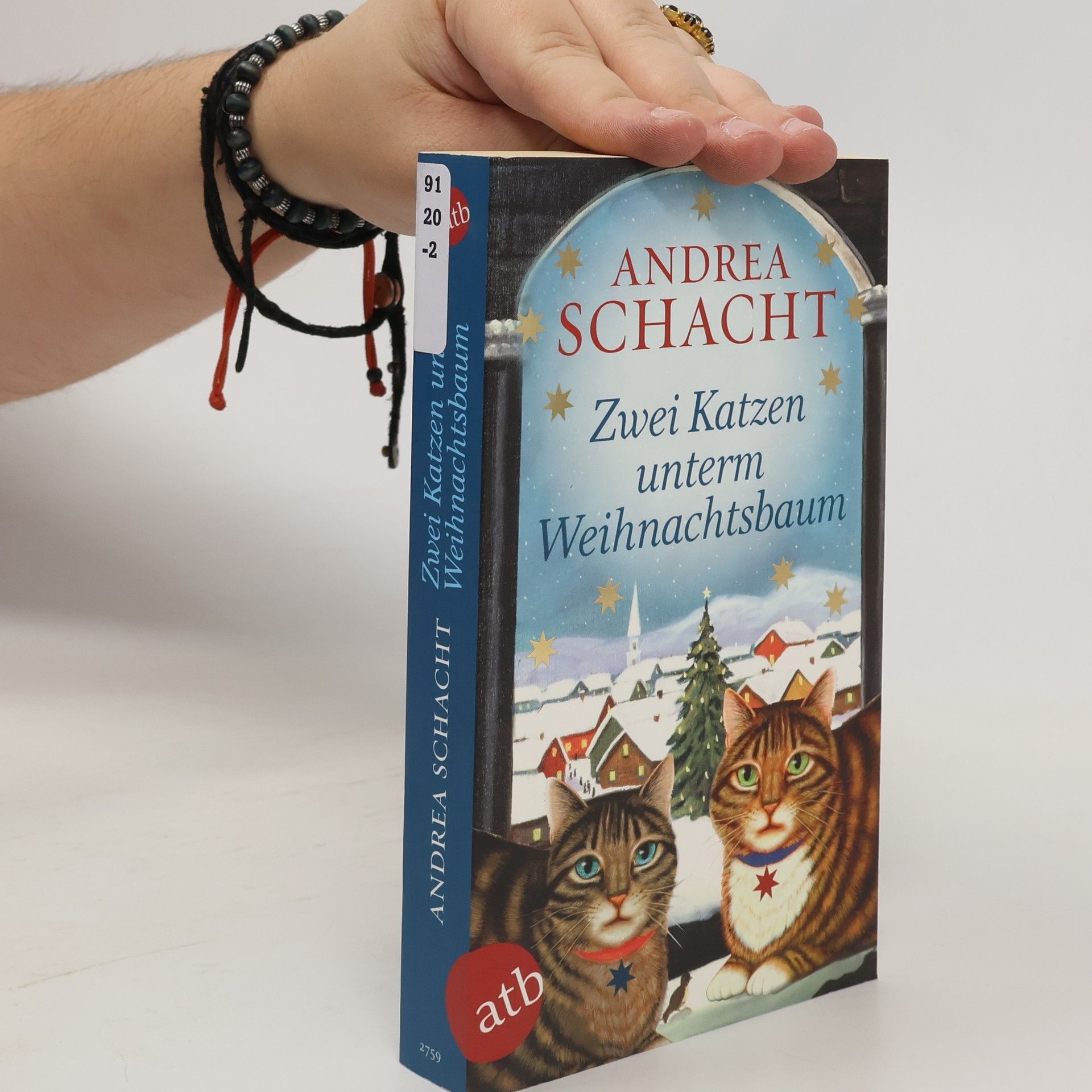 Andrea Schacht Zwei Katzen unterm Weihnachtsbaum