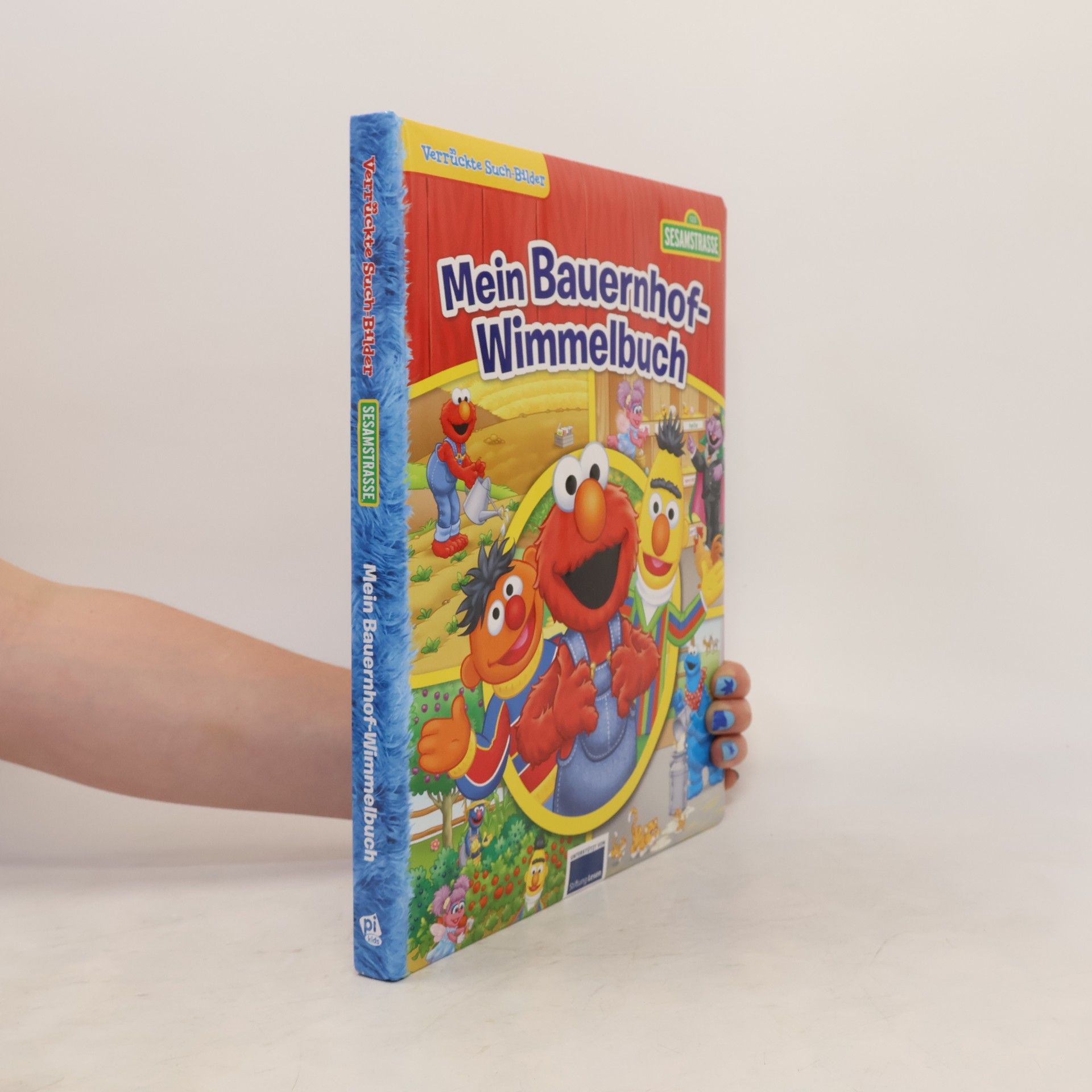 Autorenkollektiv Sesamstraße - Verrückte Such-Bilder - Wimmelbuch - Pappbilderbuch mit wattiertem Umschlag