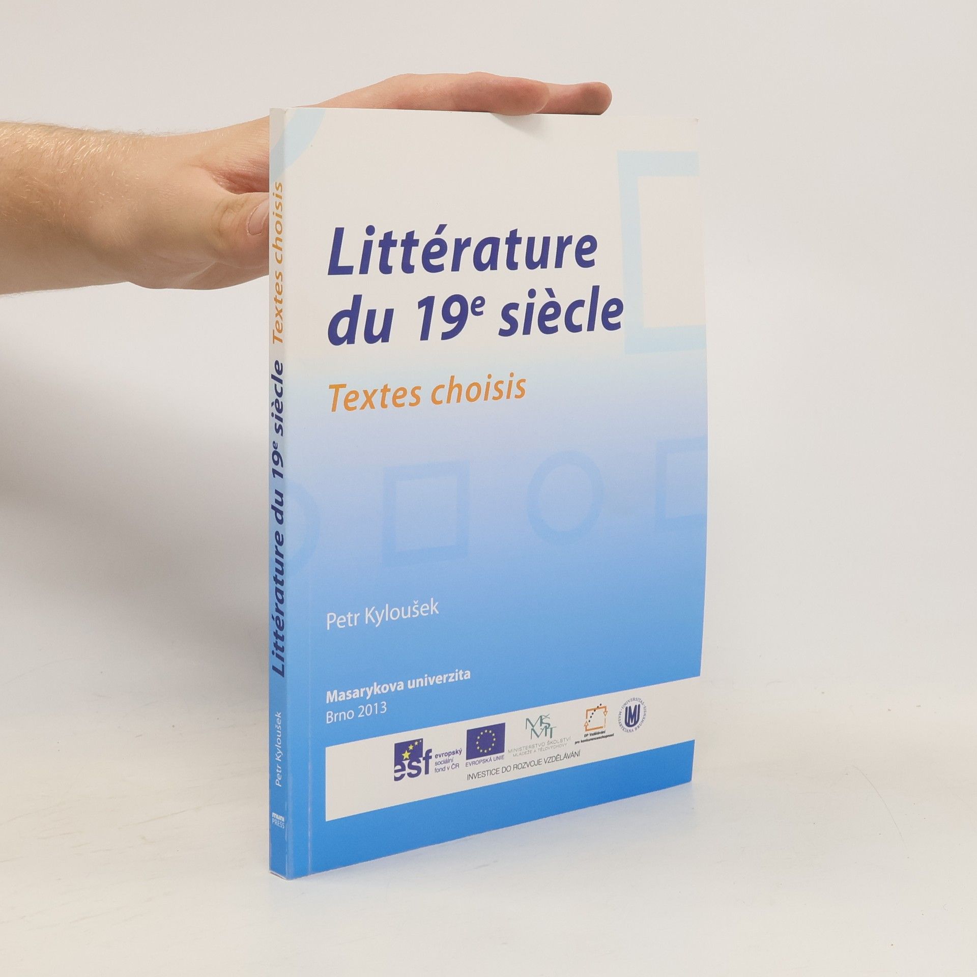 Petr Kyloušek Littérature du 19e siècle: textes choisis