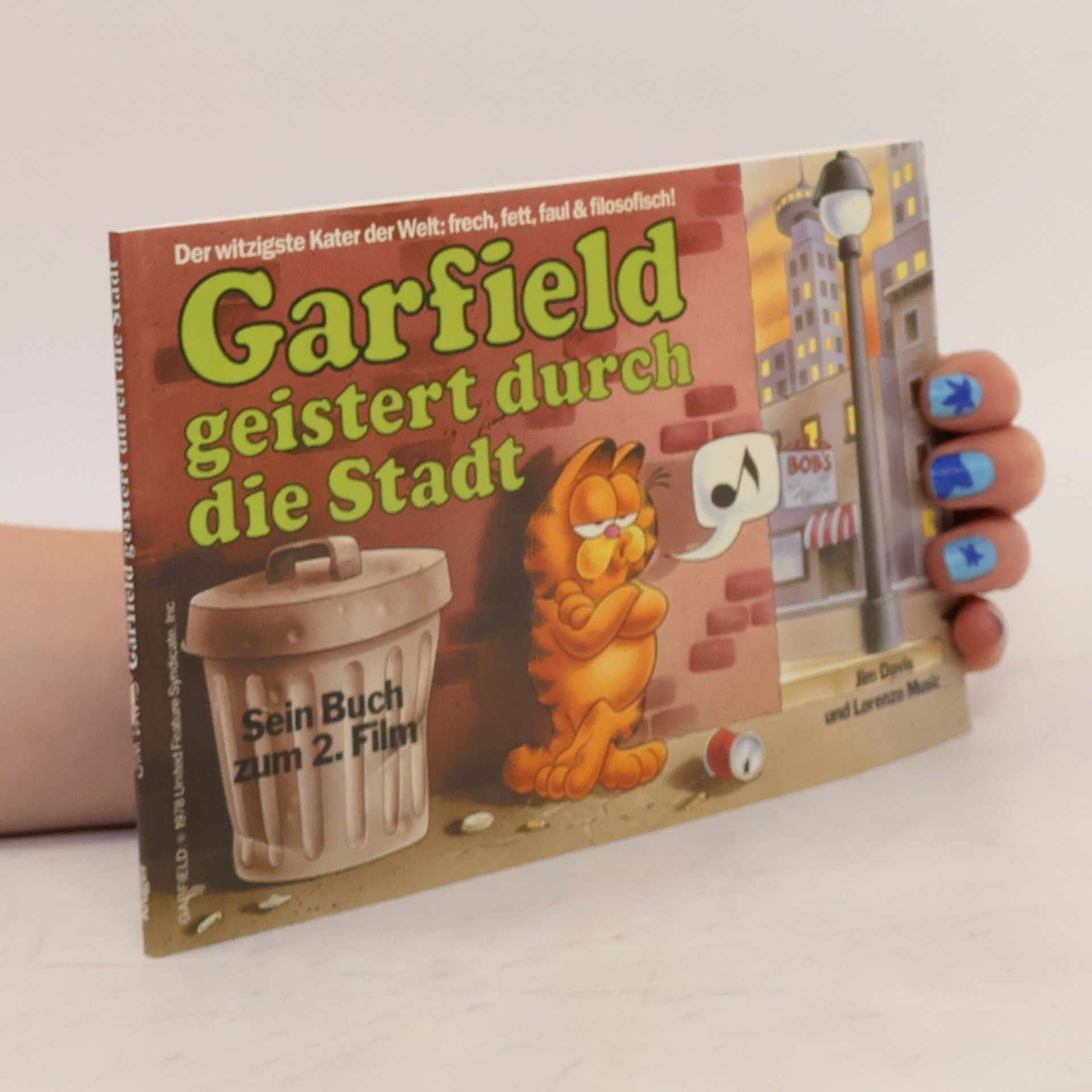 Jim Davis Garfield geistert durch die Stadt