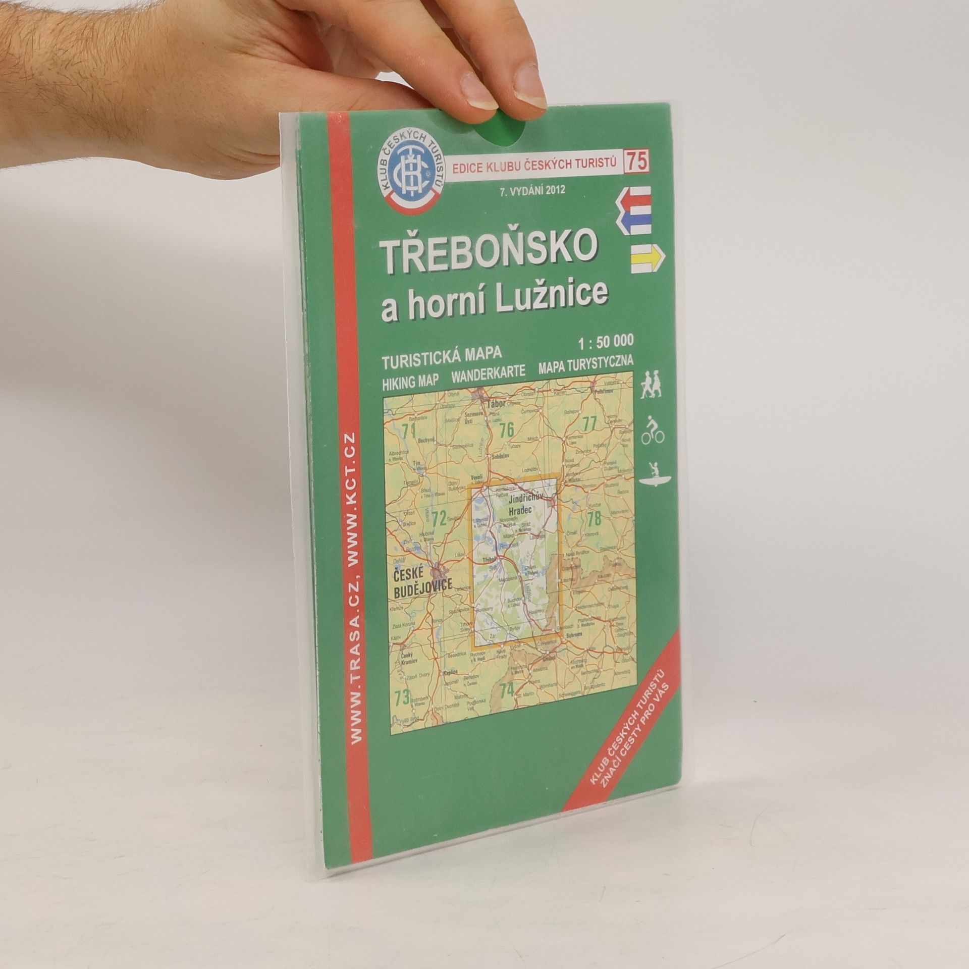 koletiv Třeboňsko a horní Lužnice turistická mapa 1:50 000 Horní Lužnice
