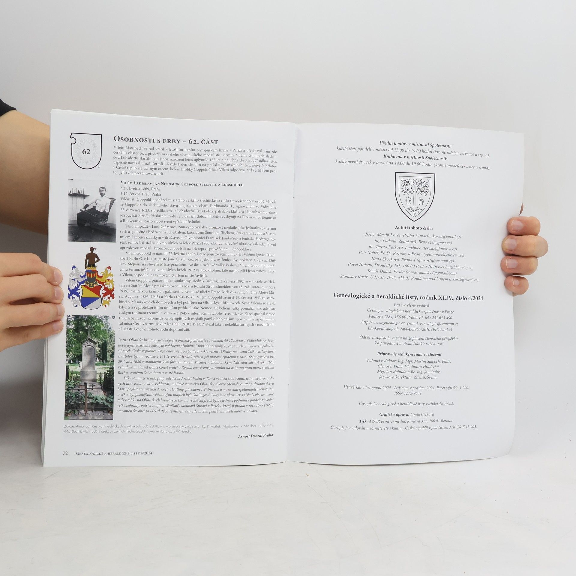 Kolektiv autorů Genealogické a heraldické listy 4/2024