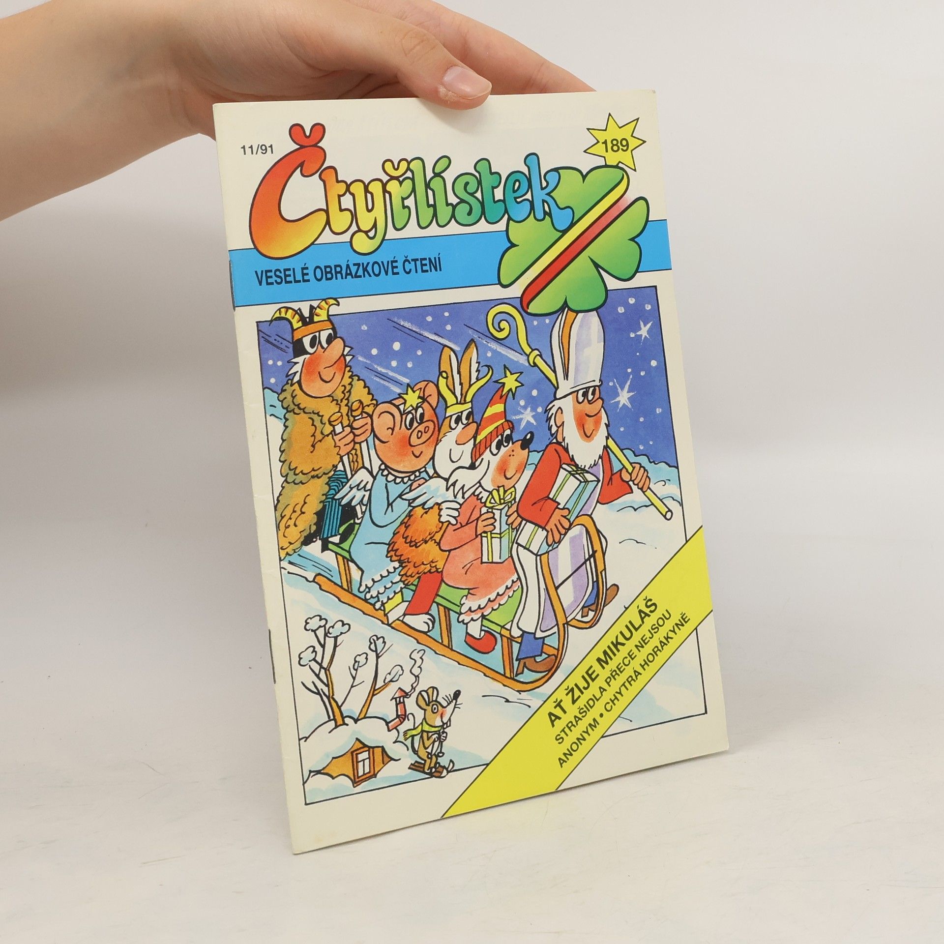 Jiří Čehovský Čtyřlístek 189, 11/1991, Ať žije Mikuláš