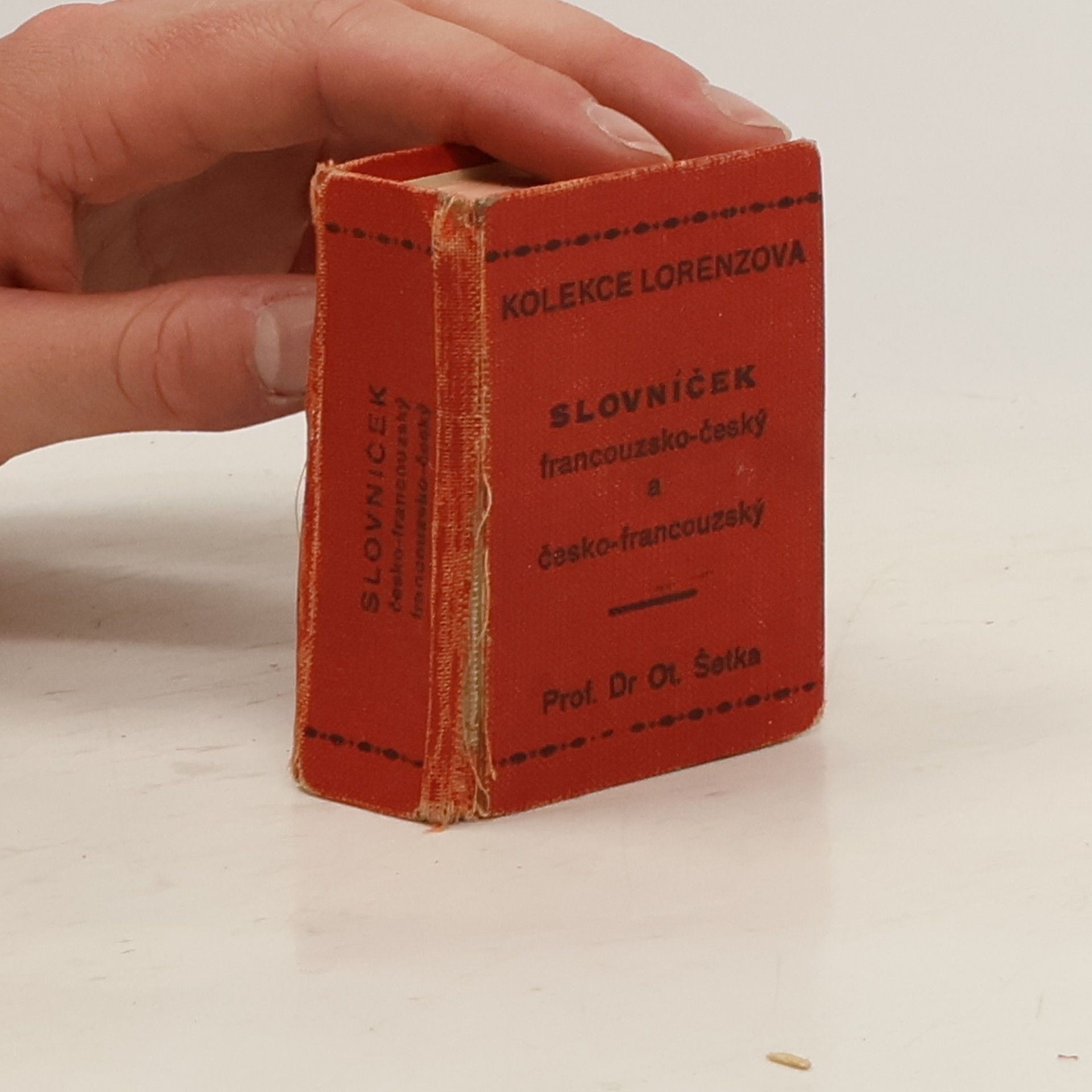 Ot. Šetka Kolibří slovníček česko-francouzský a francouzsko-český