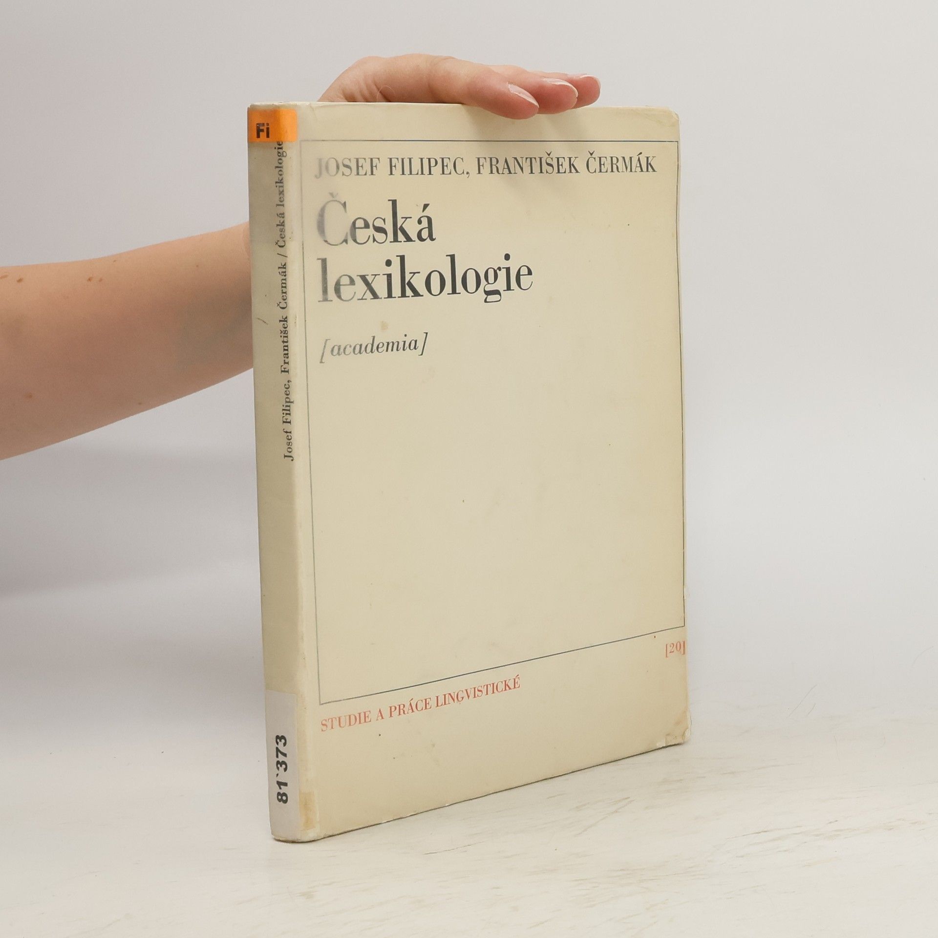 Josef Filipec Česká lexikologie