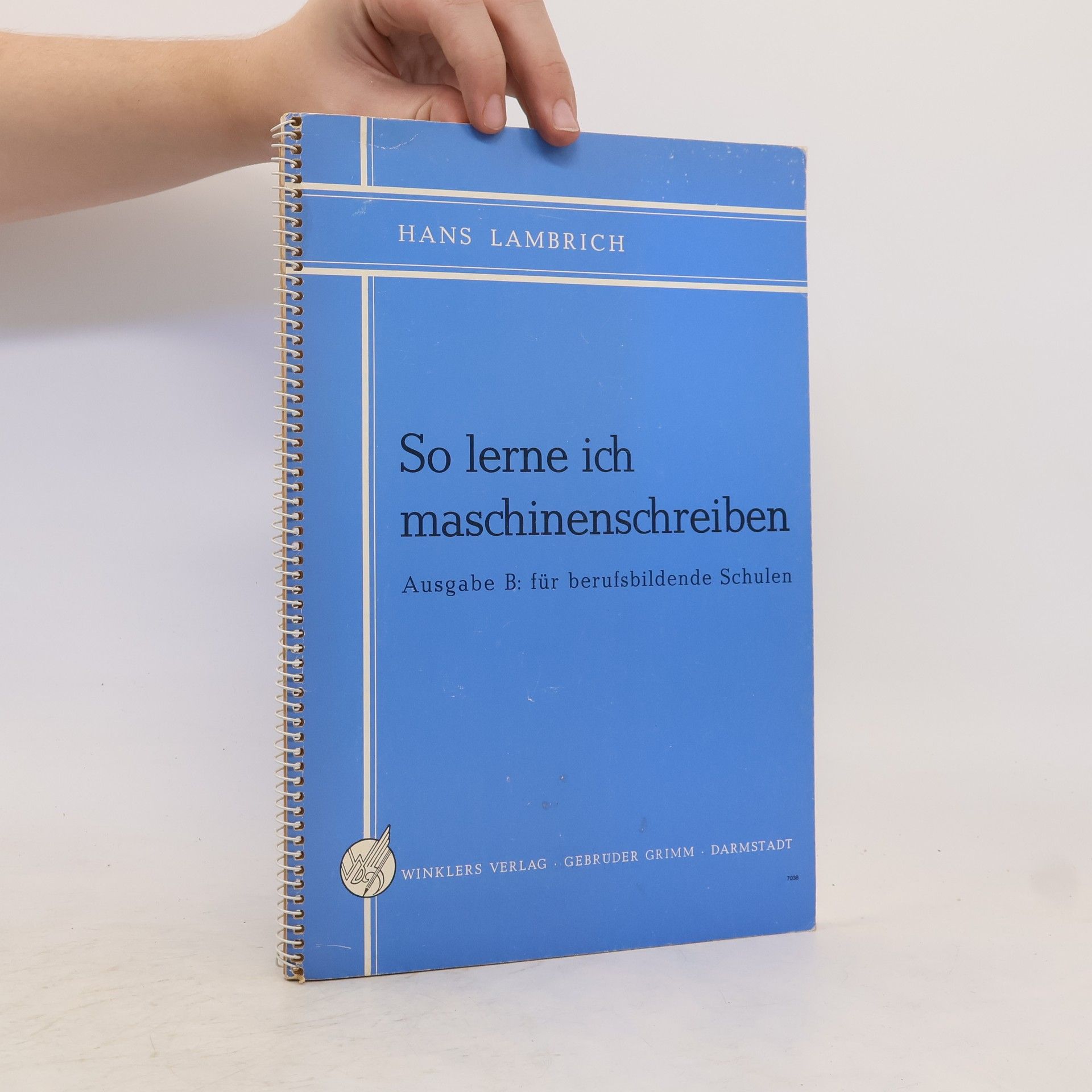 Hans Lambrich So lerne ich maschinenschreiben