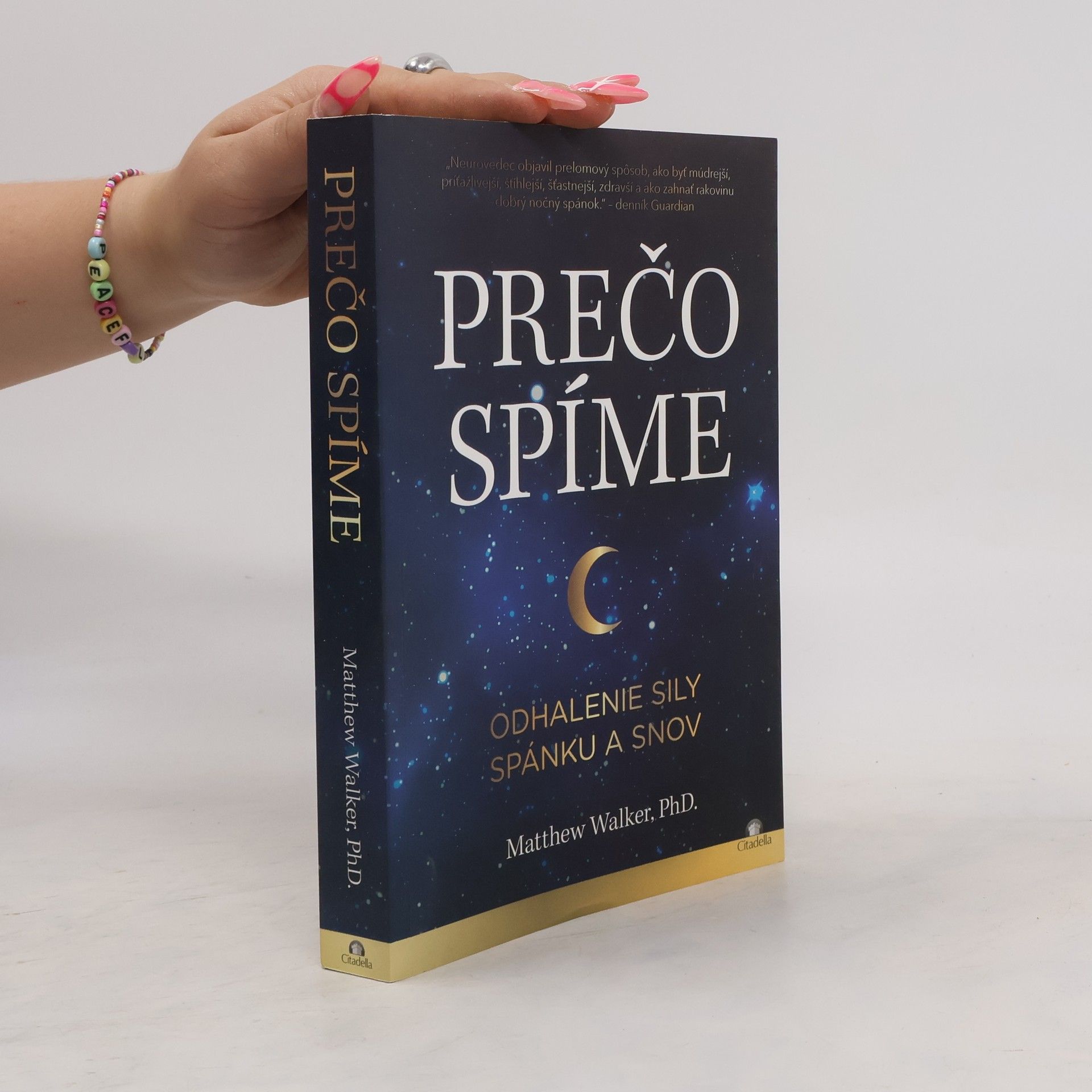 Matthew Walker Prečo spíme