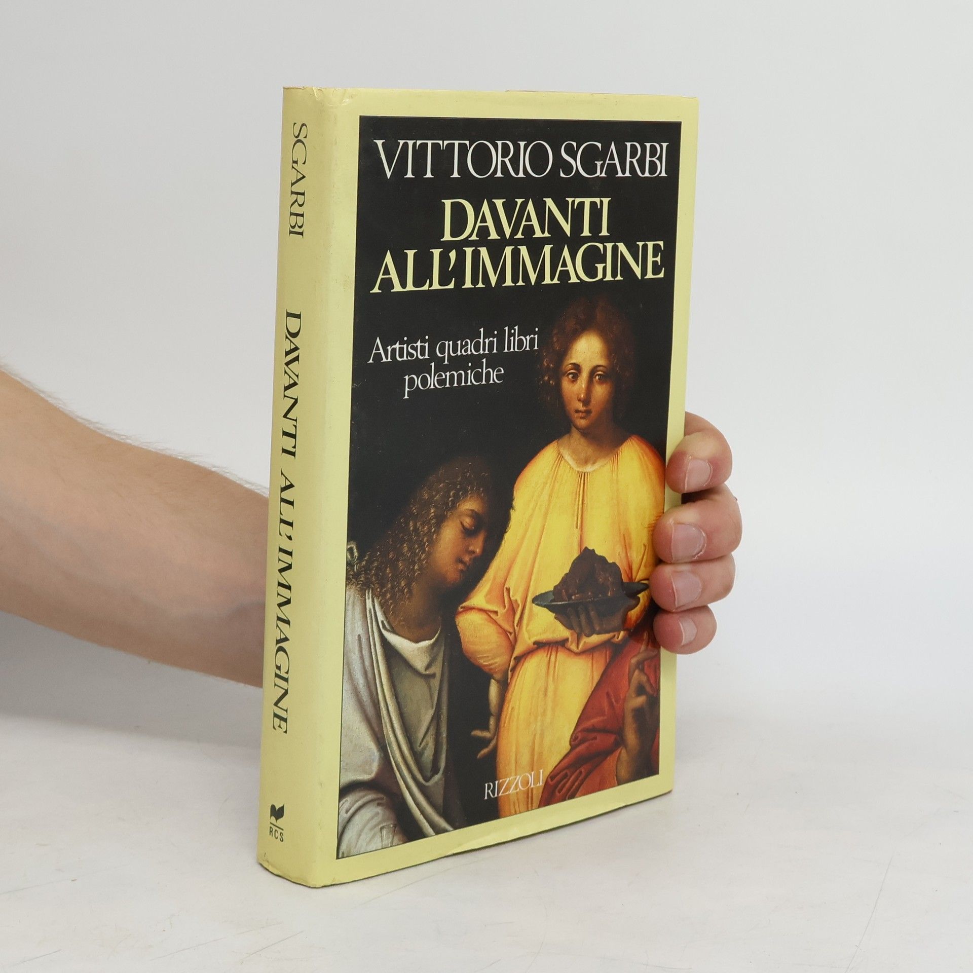 Vittorio Sgarbi Davanti all'immagine