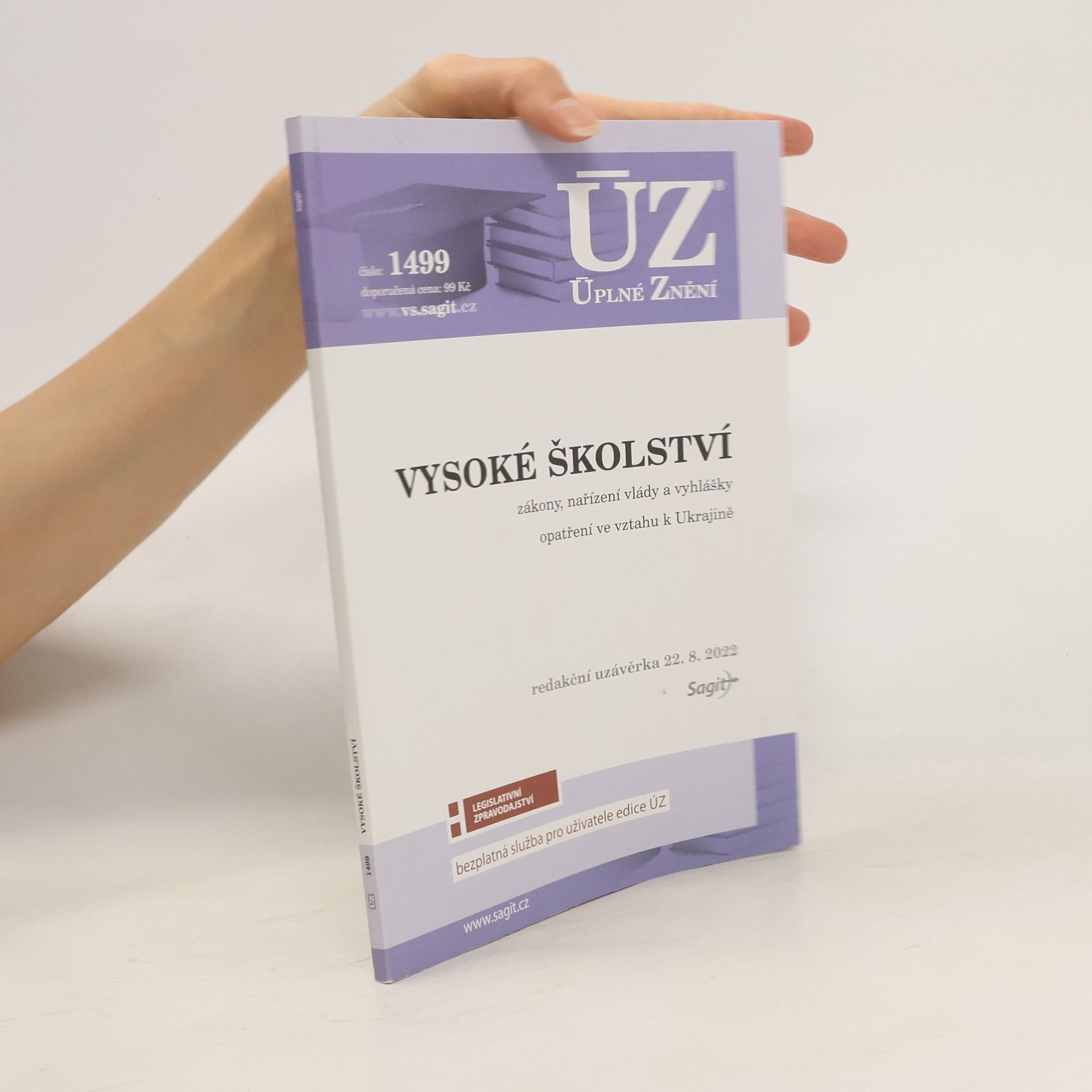 Collectif d'auteurs ÚZ 1499 Vysoké školství