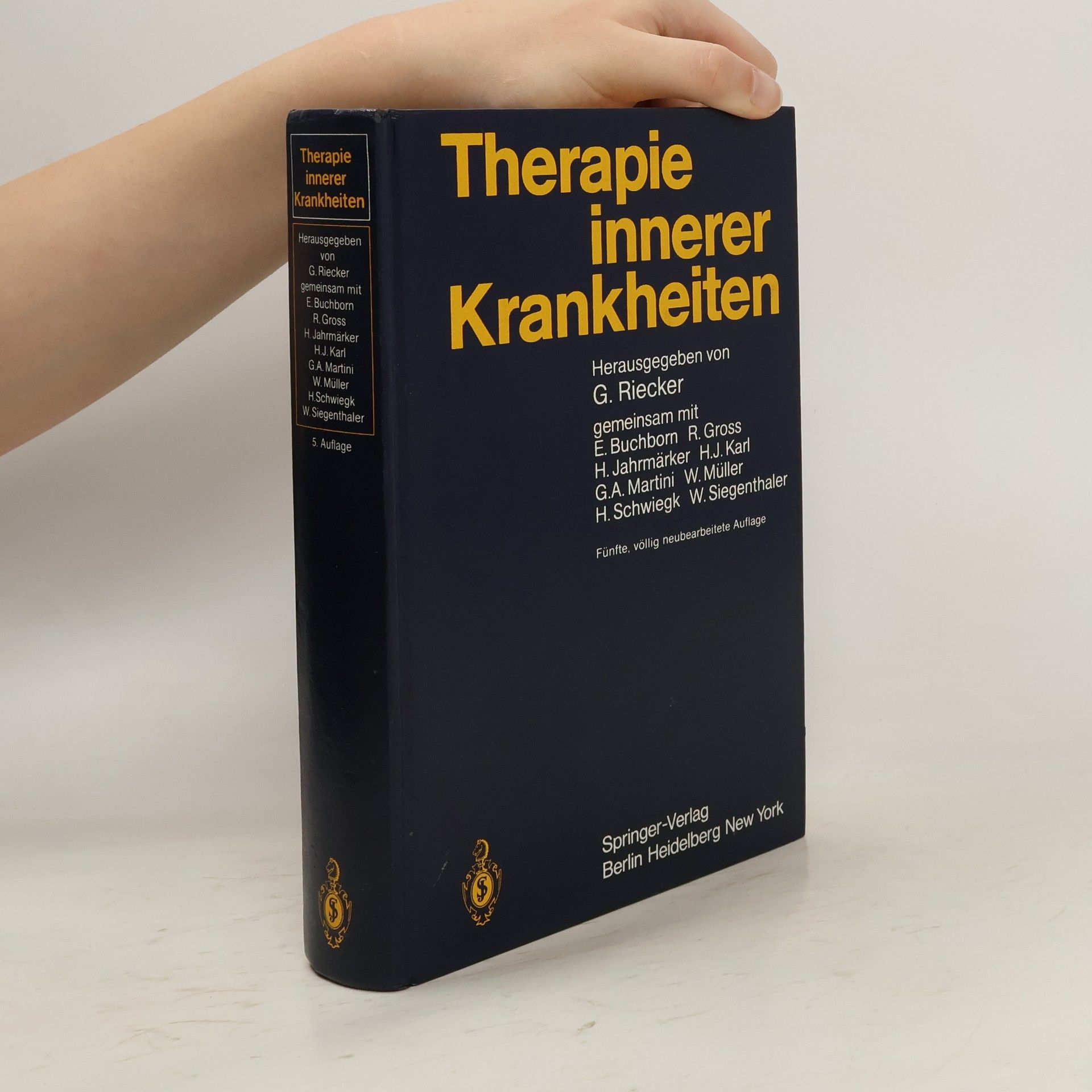 Gerhard Riecker Therapie innerer Krankheiten
