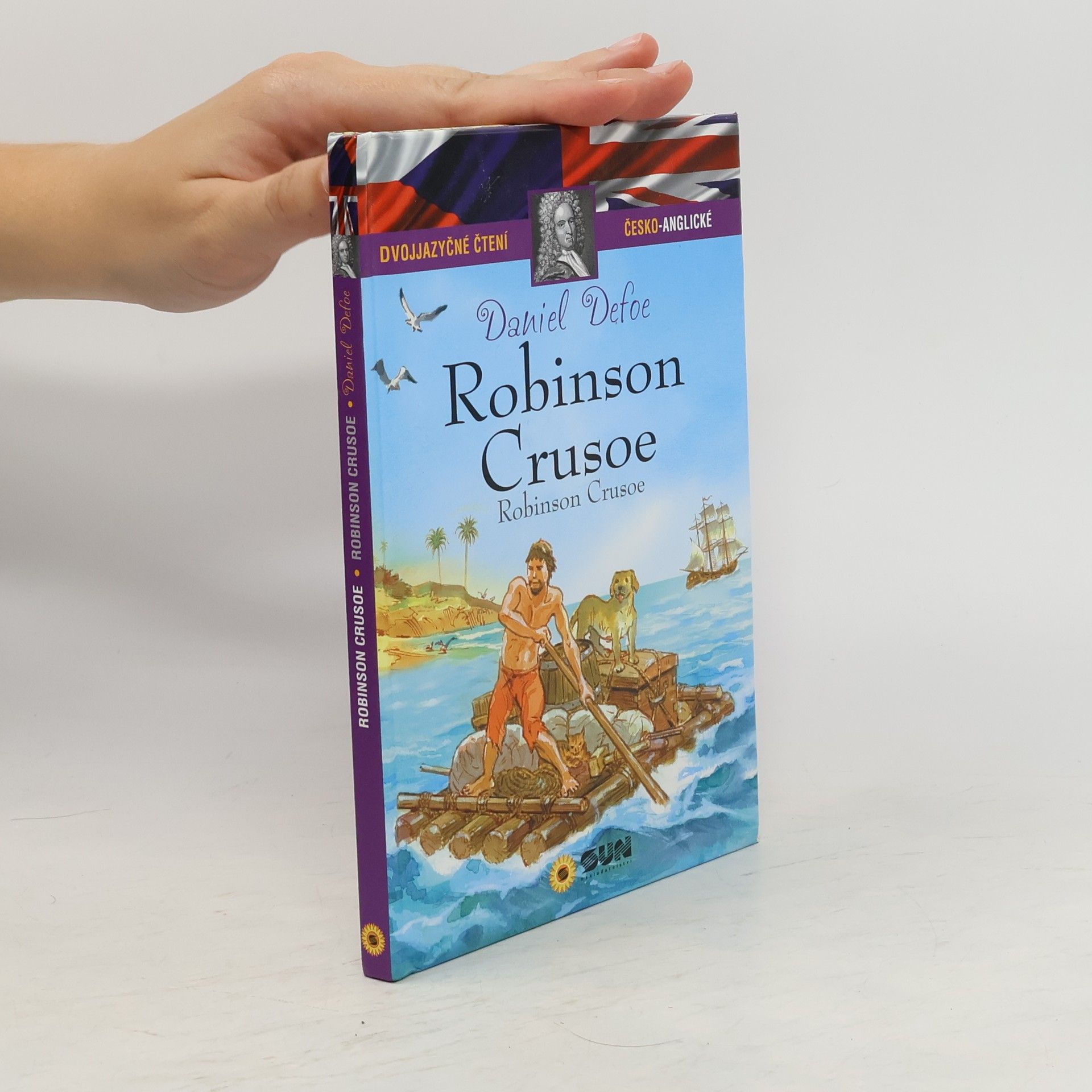 Daniel Defoe Robinson Crusoe. Robinson Crusoe. Dvojjazyčné čtení česko-anglické