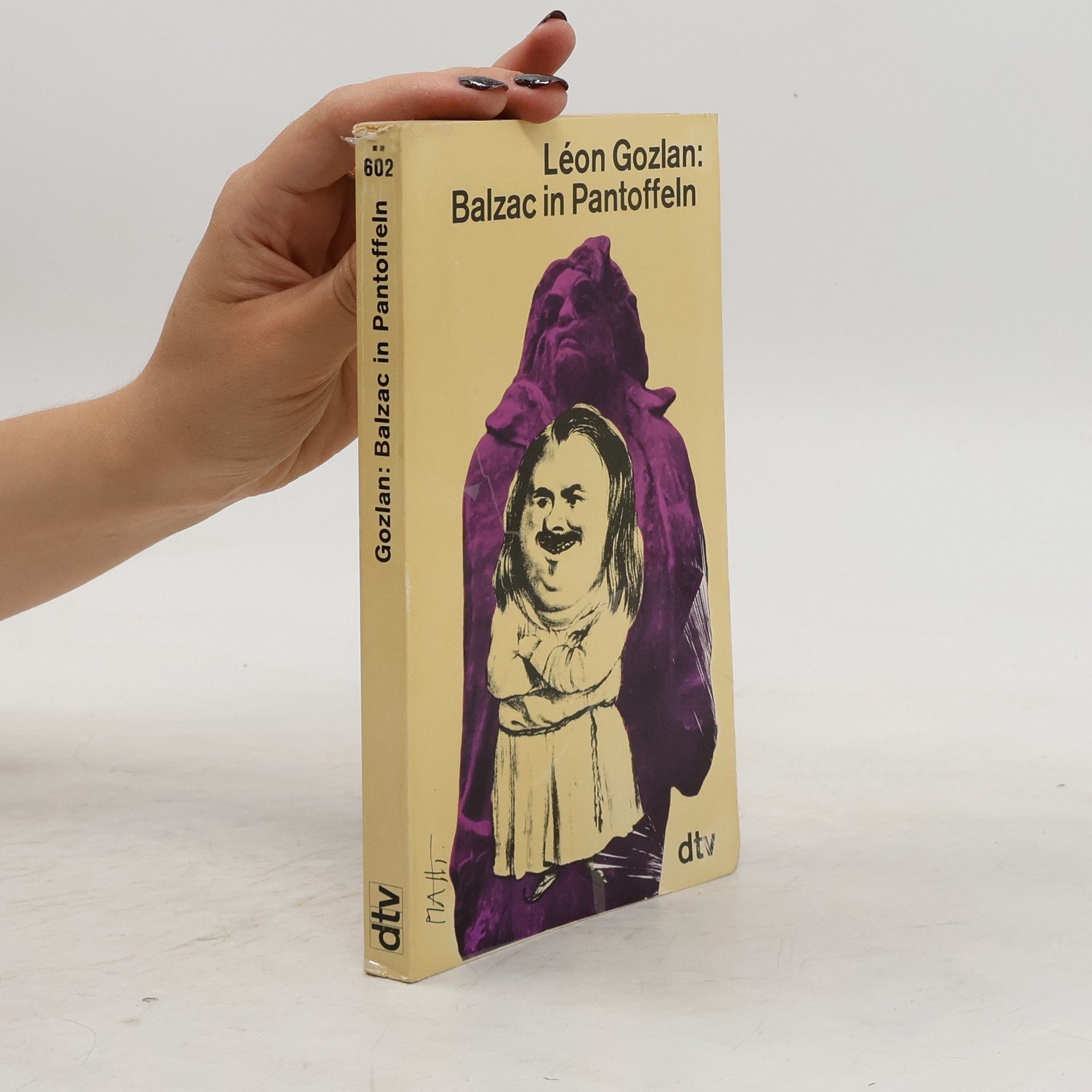 Léon Gozlan Balzac in Pantoffeln