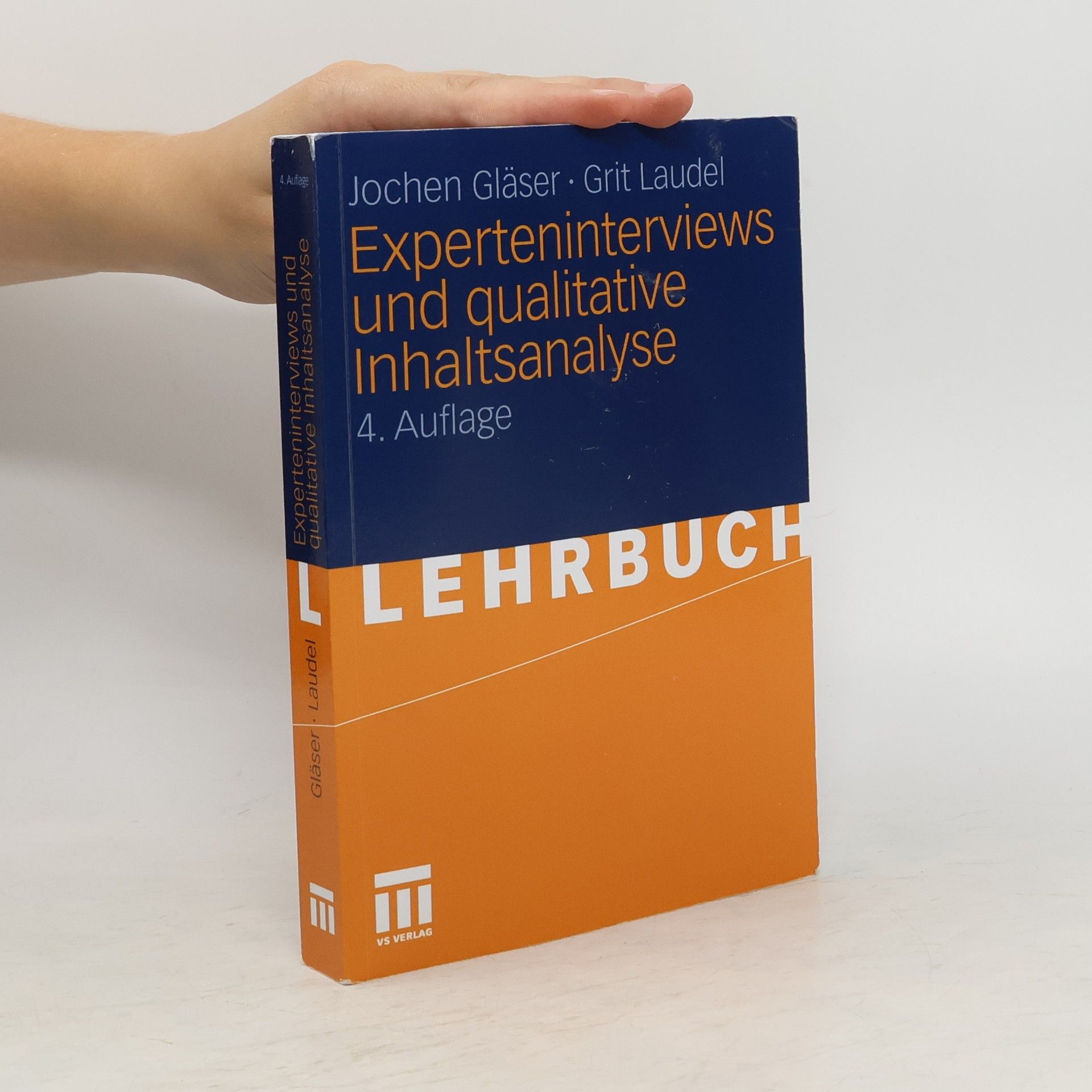 Jochen Gläser Experteninterviews und qualitative Inhaltsanalyse