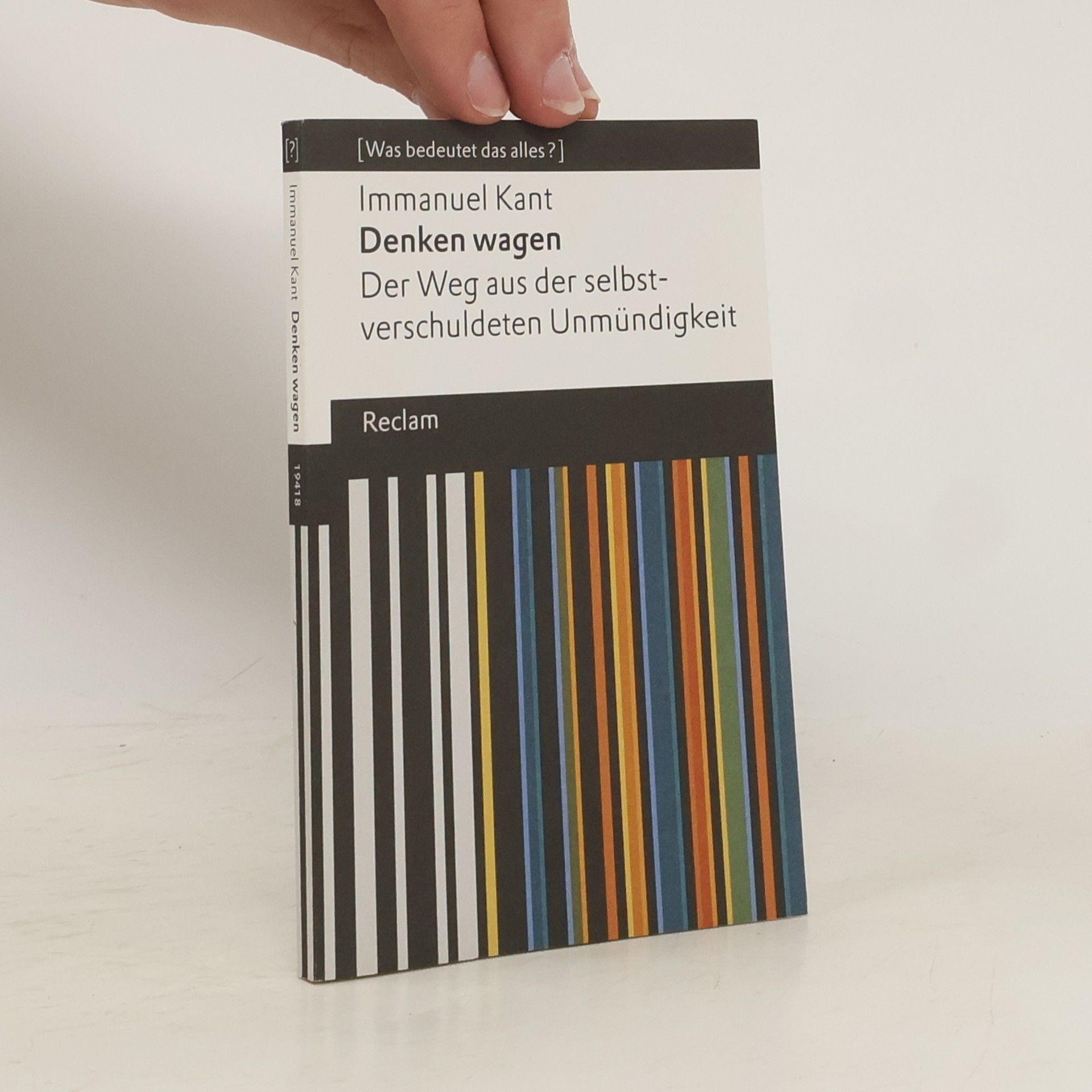 Immanuel Kant Denken wagen