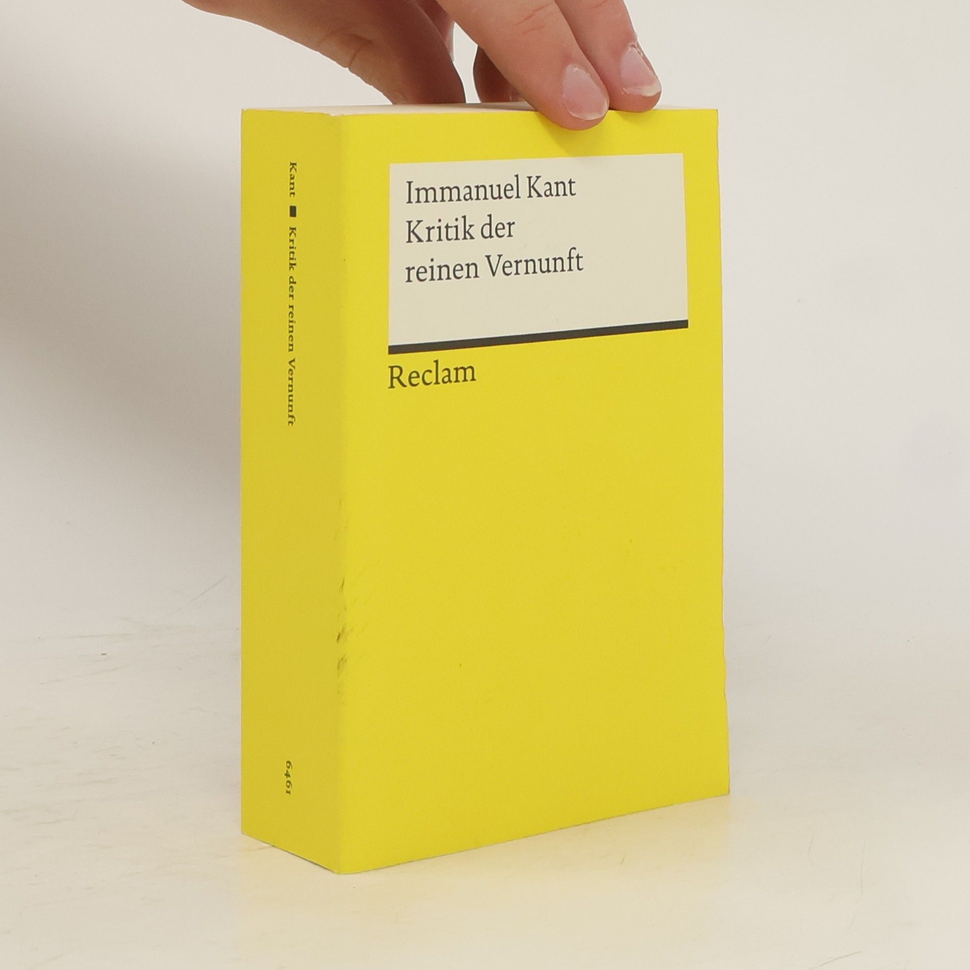 Immanuel Kant Kritik der reinen Vernunft