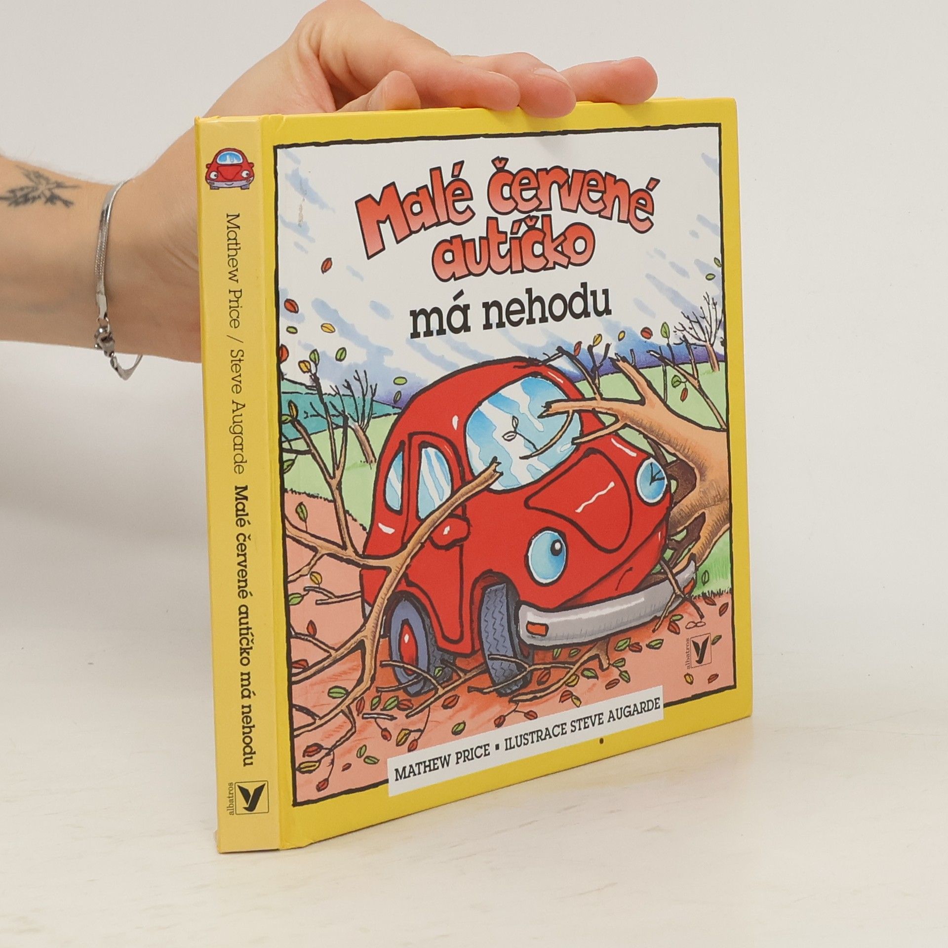 Mathew Price Malé červené autíčko má nehodu