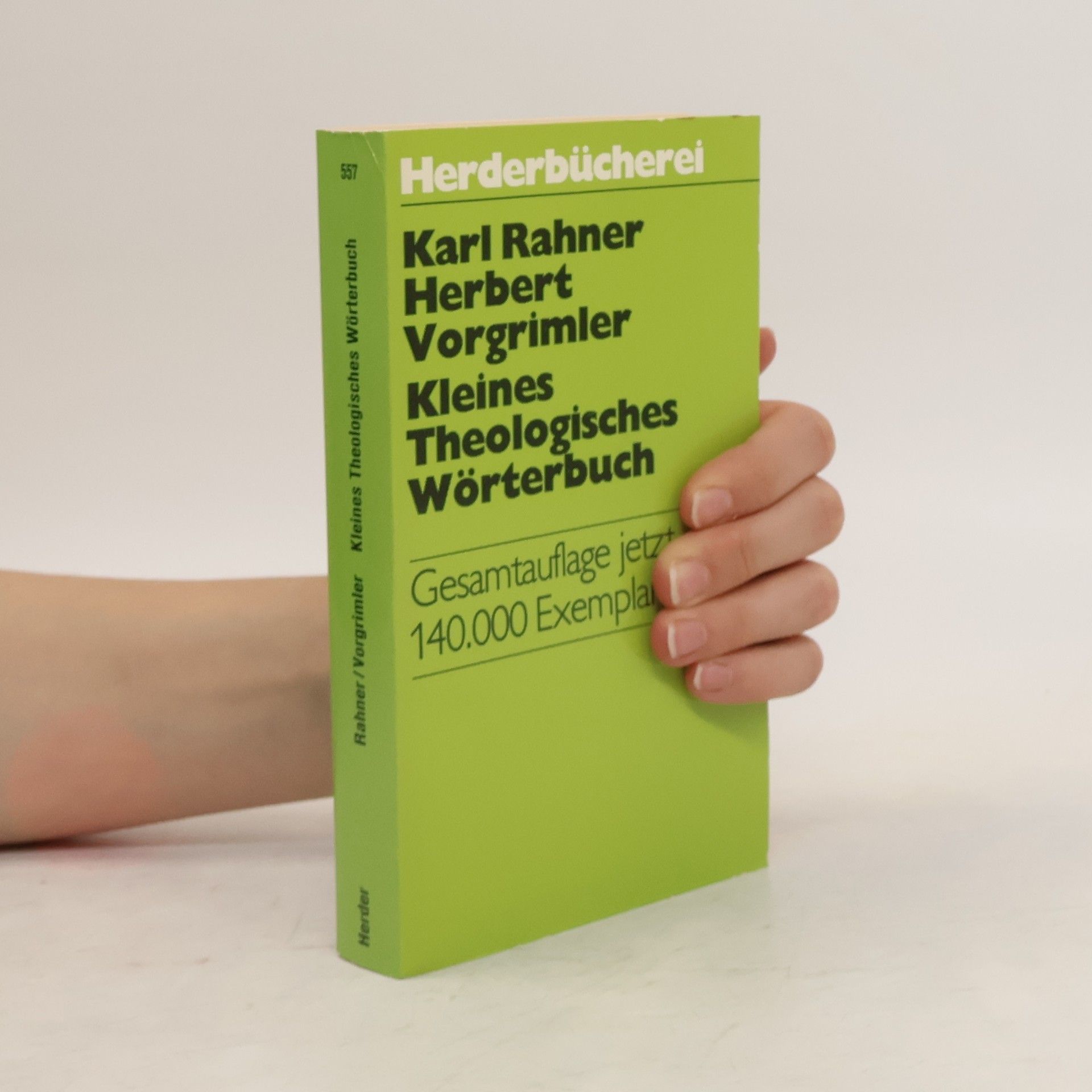 Karl Rahner Kleines Theologische Wörterbuch