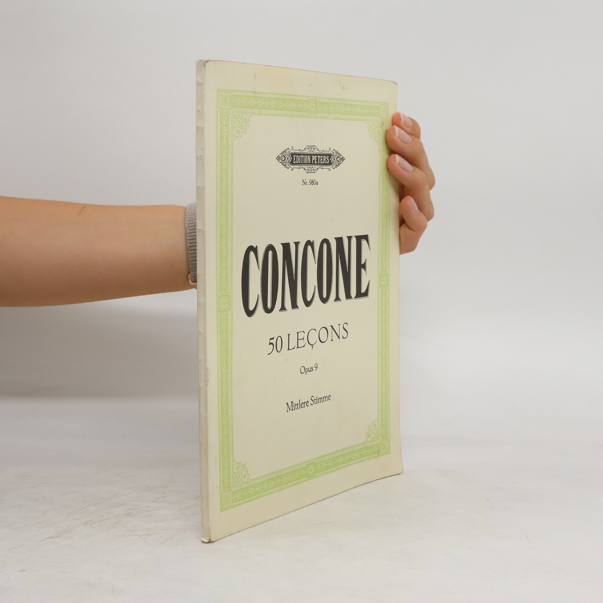 Giuseppe Concone 50 Leçons de chant. Opus 9