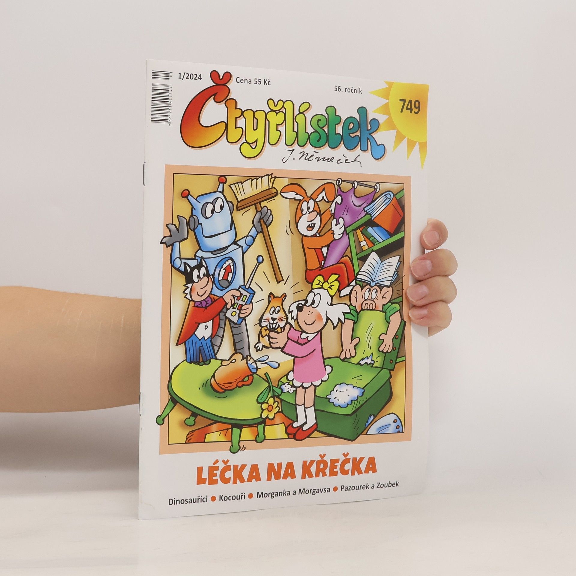 Autorenkollektiv Čtyřlístek 749. 1/2024 Léčka na křečka