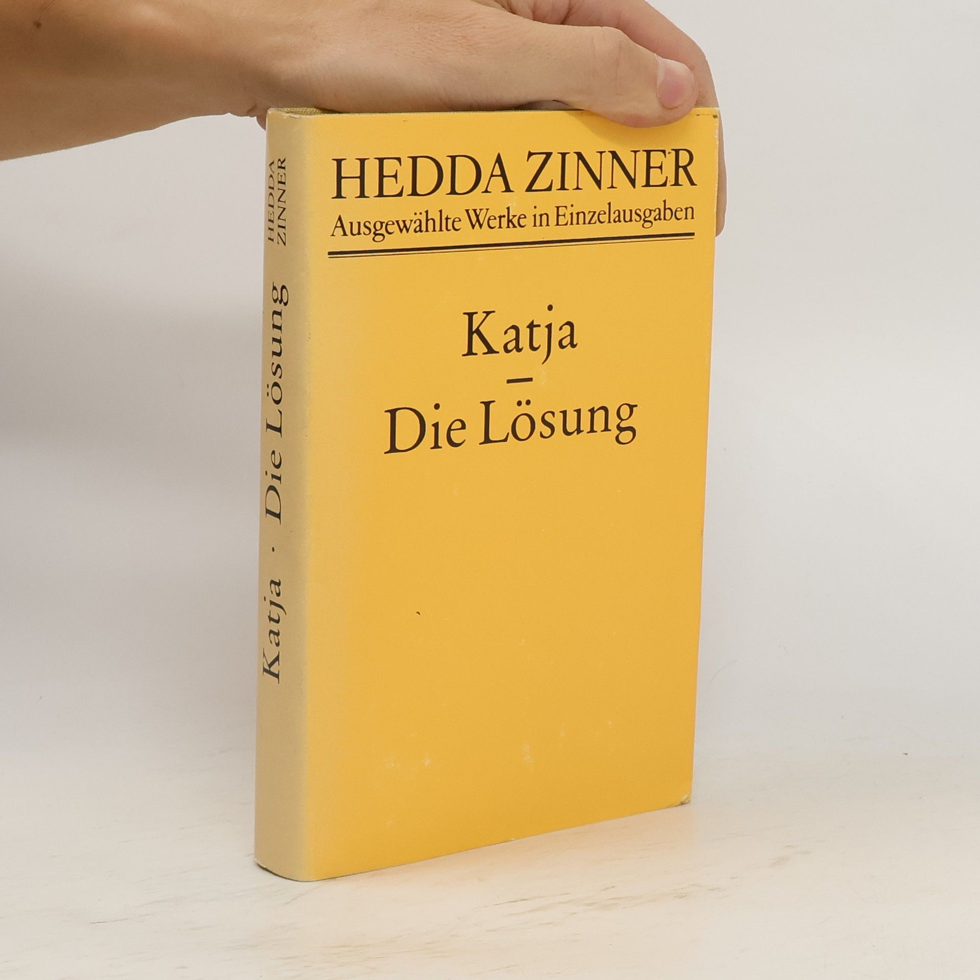 Hedda Zinner Katja. Die Lösung