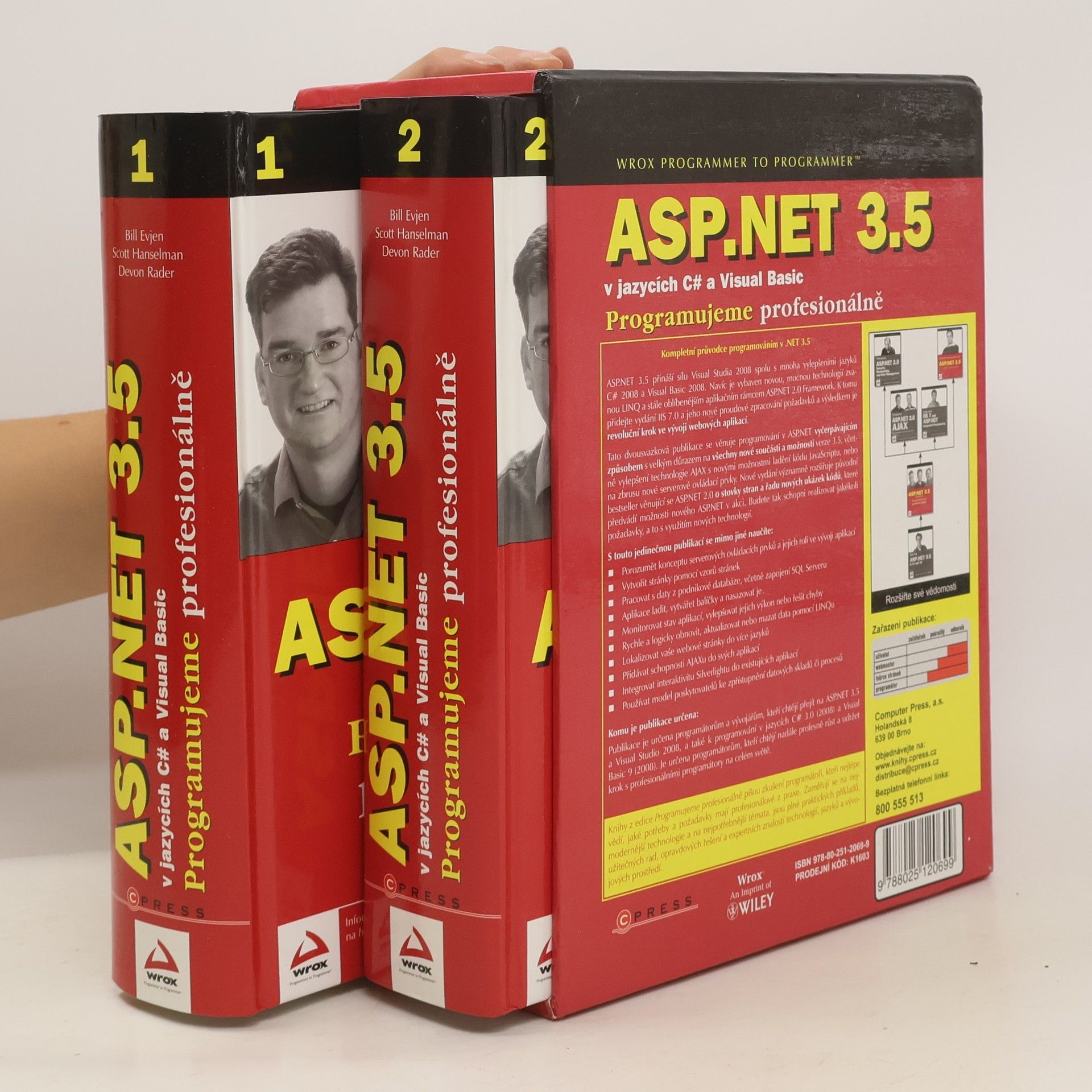 Bill Evjen ASP.NET 3.5 v jazycích C# a Visual Basic: Programujeme profesionálně (originální balení)