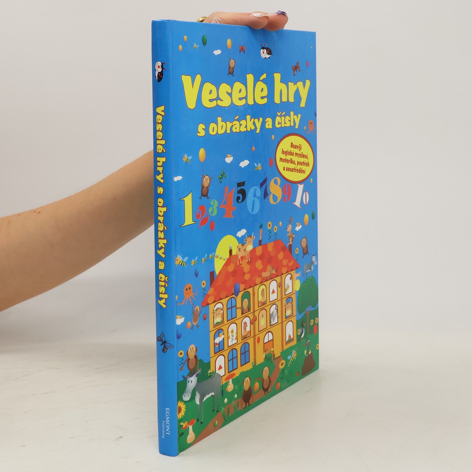 kolektiv Veselé hry s obrázky a čísly