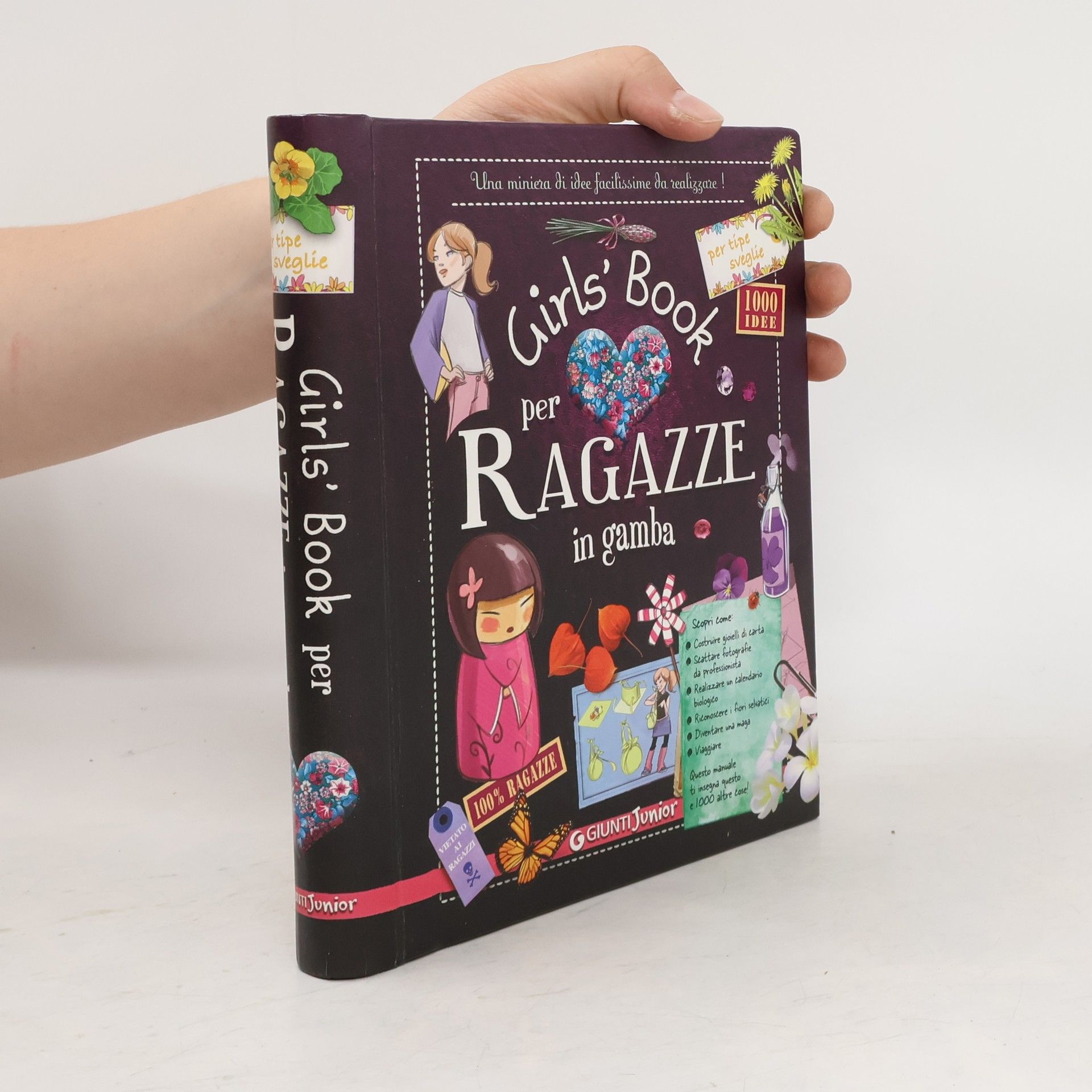 Michèle Lecreux Girl's book per ragazze in gamba. Con adesivi