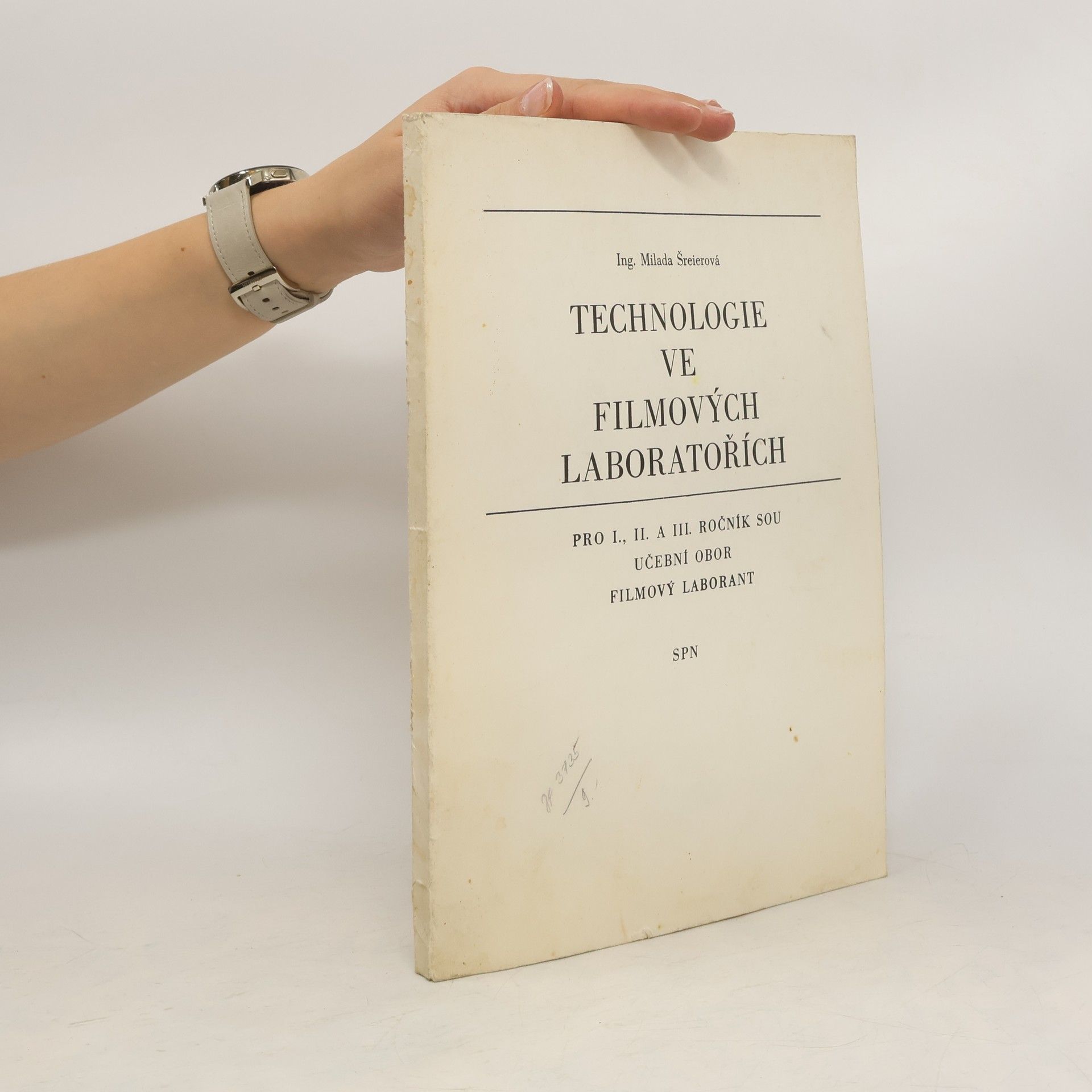 Milada Šreierová Technologie ve filmových laboratořích
