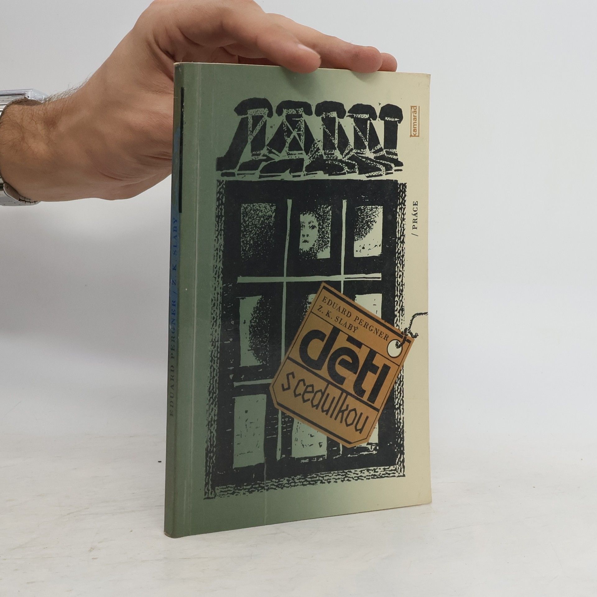 Eduard Pergner Děti s cedulkou