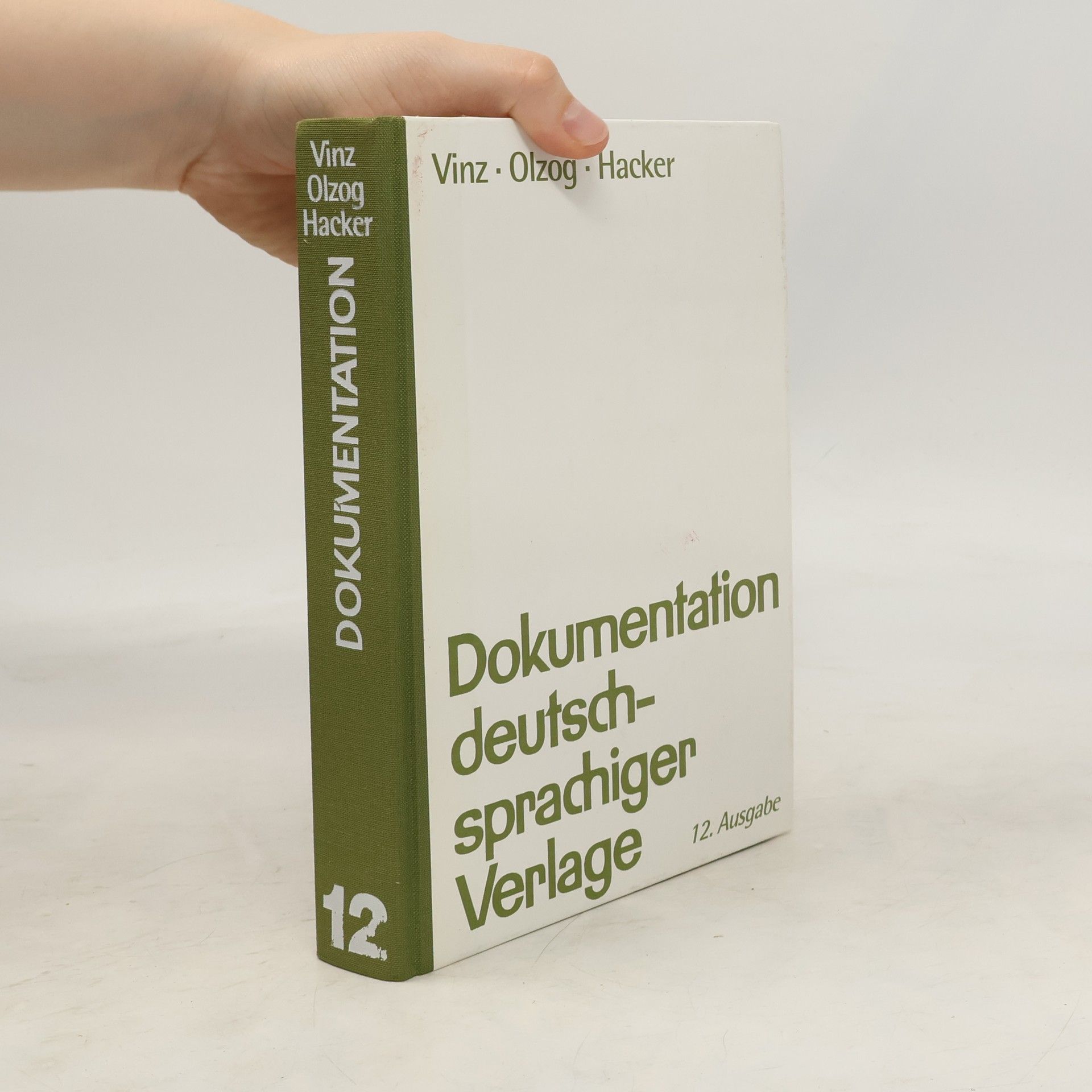 Günter Olzog Dokumentation deutschprachiger Verlage 12