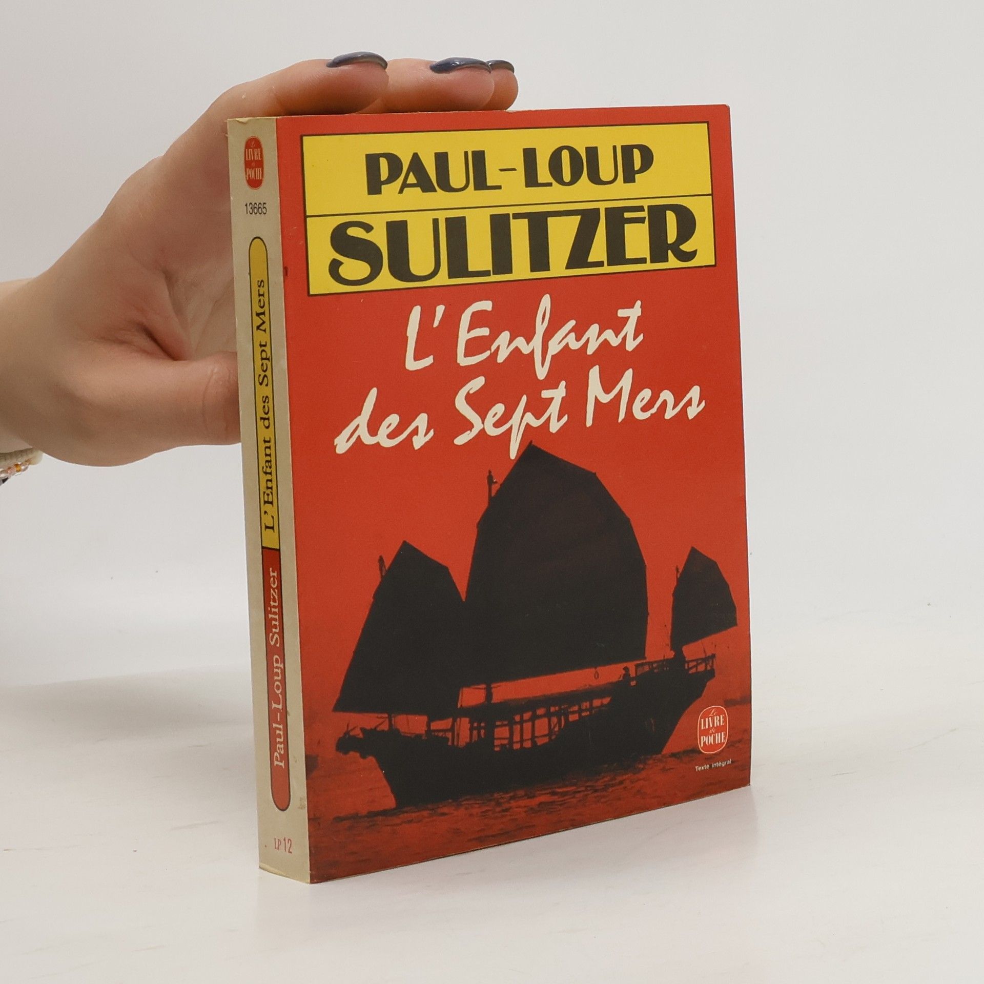 Paul-Loup Sulitzer Livre de Poche: L'Enfant des Sept Mers